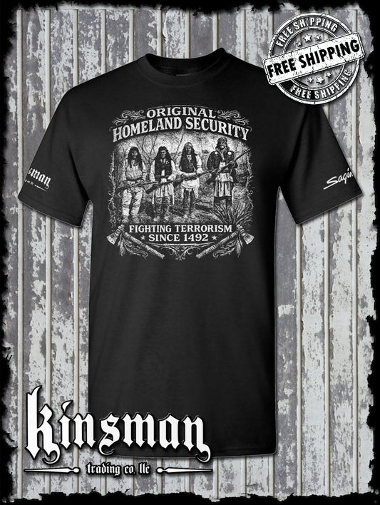 Fighting Terrorism Since 1492 T-Shirt Native American Indian