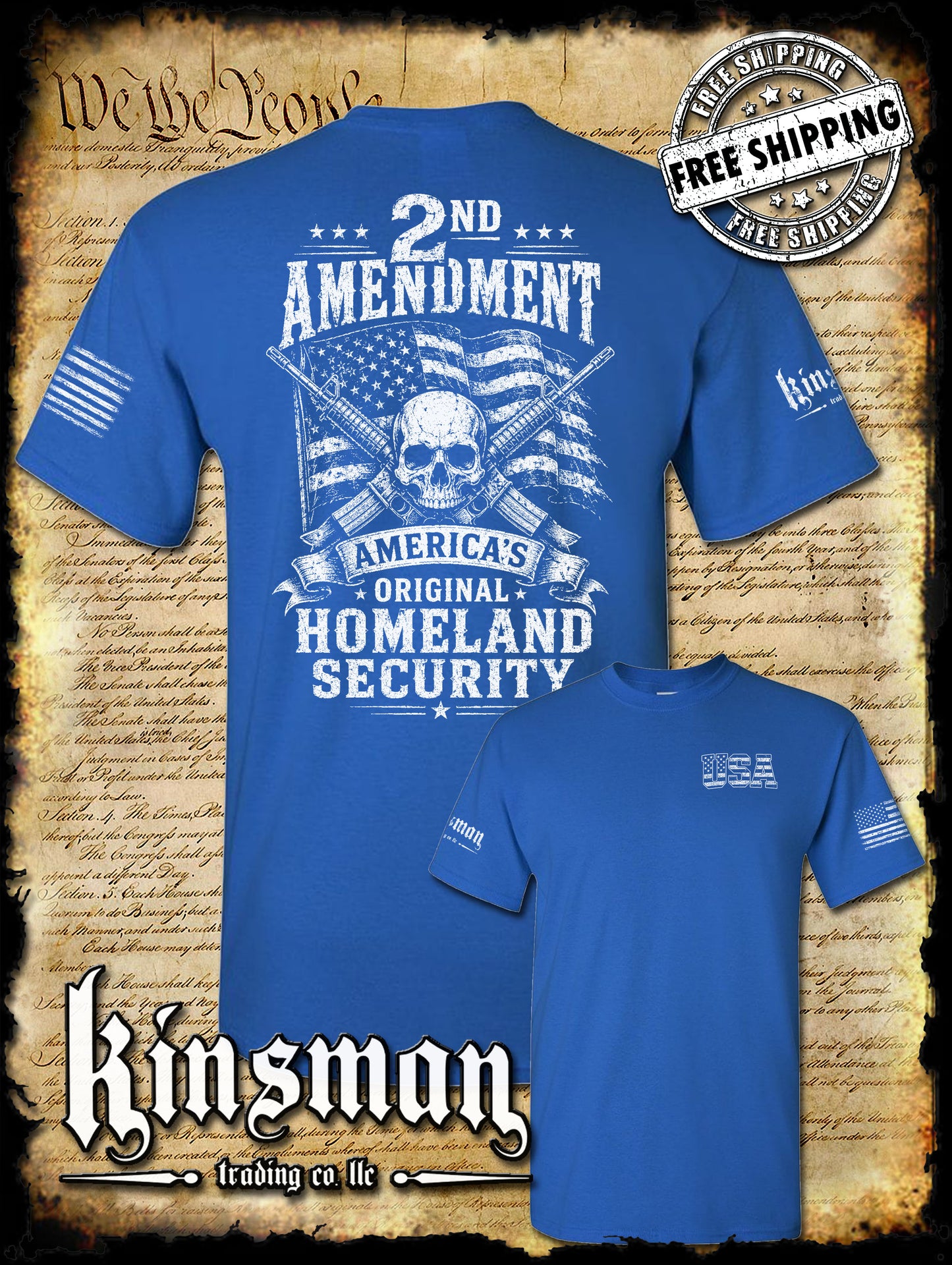 2nd Amendment America's Original Homeland Security T-Shirt