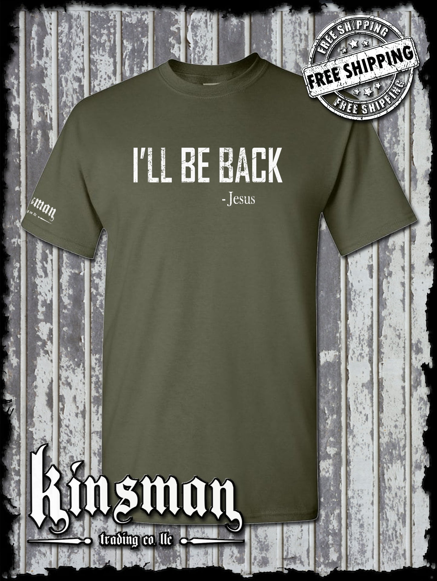 Jesus I'll Be Back T-Shirt - God Christian Catholic Faith Bible Christ
