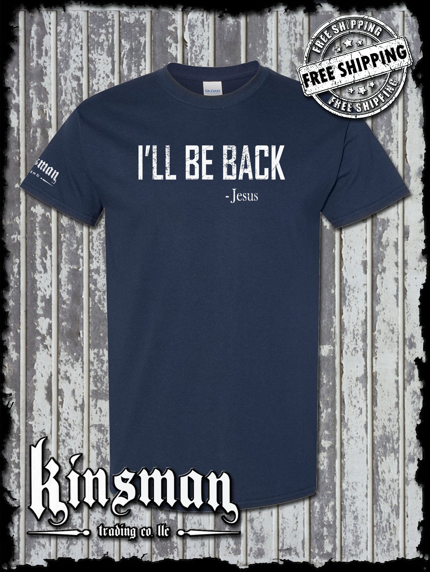 Jesus I'll Be Back T-Shirt - God Christian Catholic Faith Bible Christ