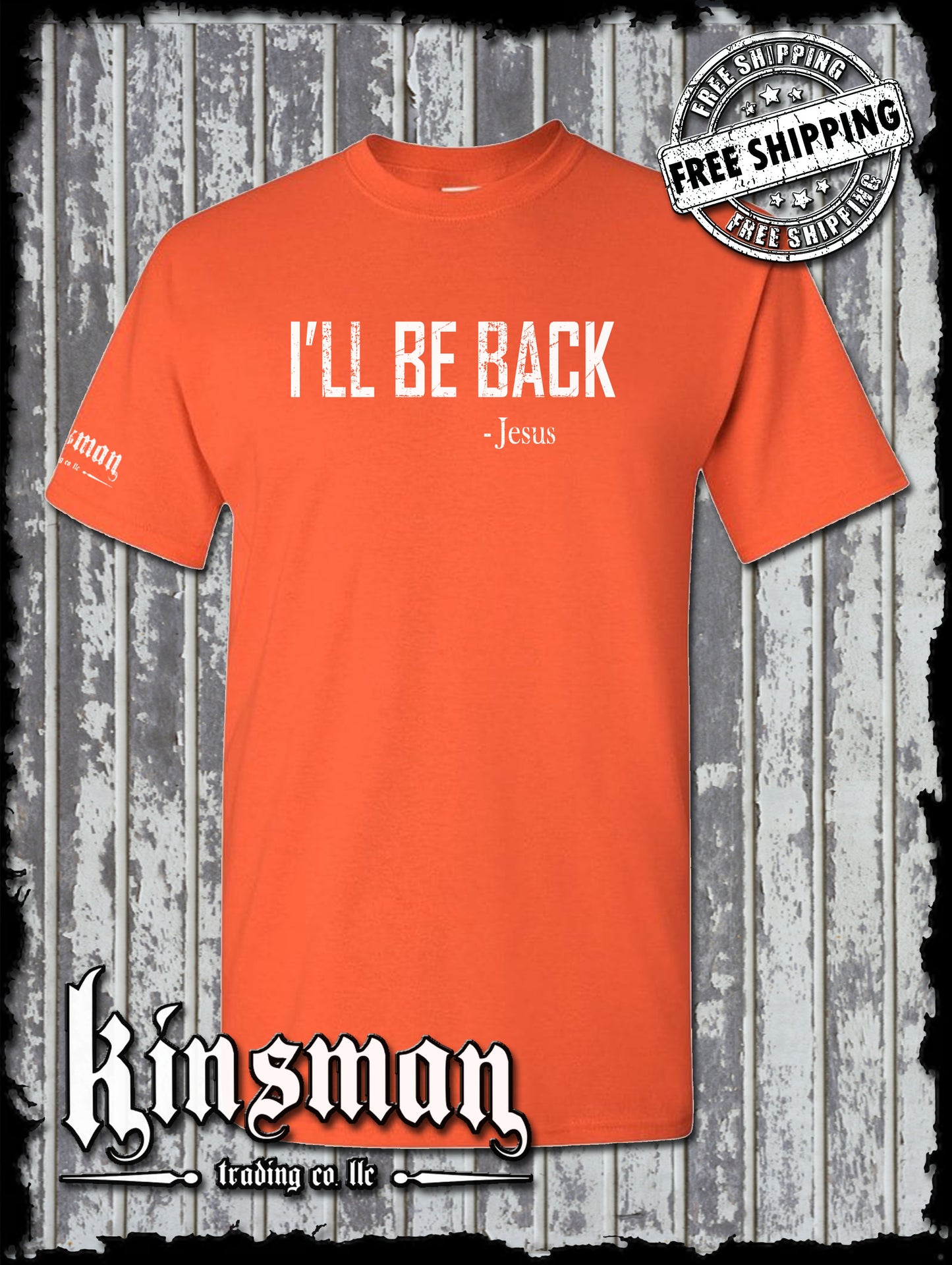 Jesus I'll Be Back T-Shirt - God Christian Catholic Faith Bible Christ
