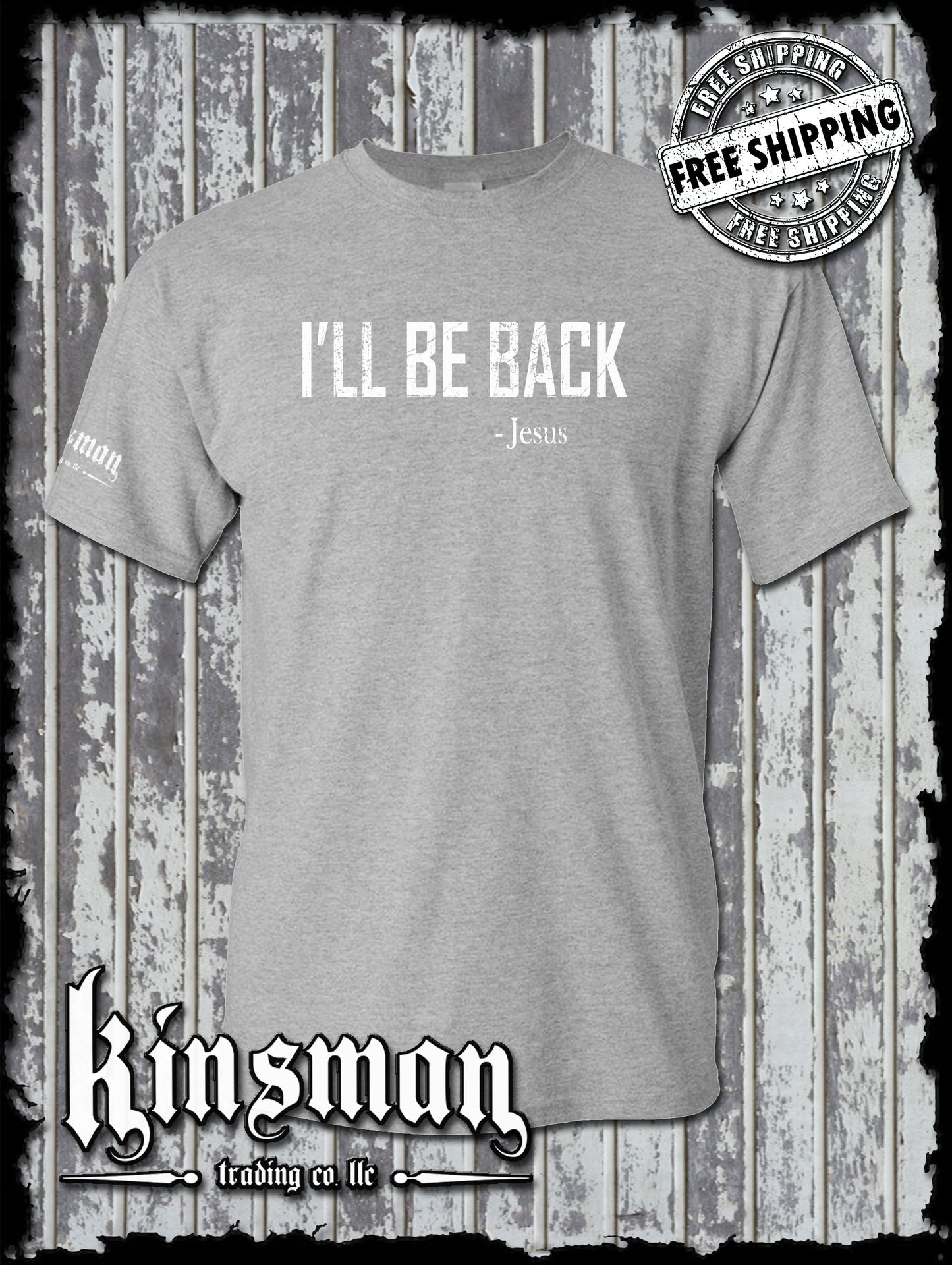 Jesus I'll Be Back T-Shirt - God Christian Catholic Faith Bible Christ
