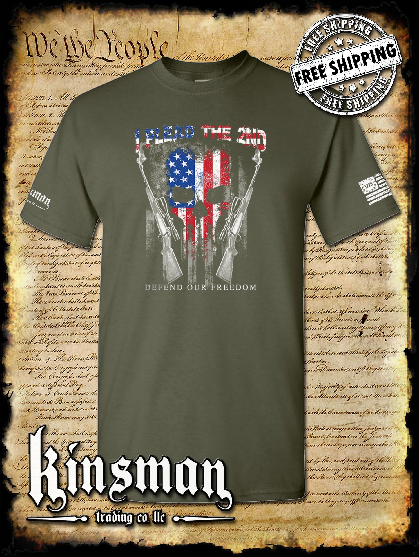 I Plead The 2nd Defend Our Freedom T-Shirt