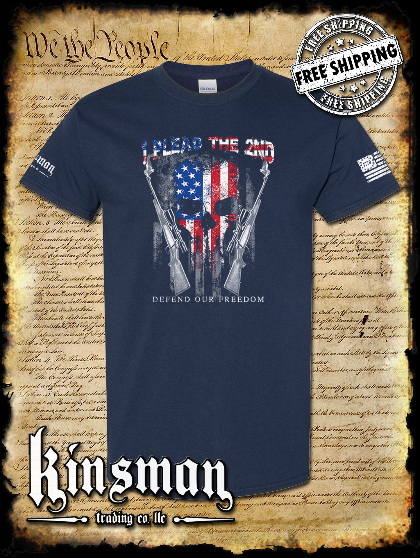 I Plead The 2nd Defend Our Freedom T-Shirt