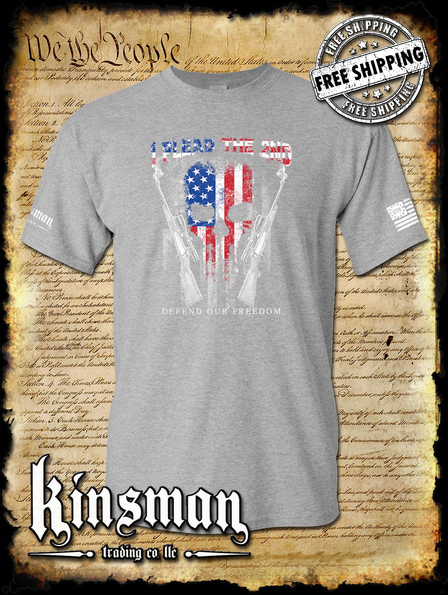 I Plead The 2nd Defend Our Freedom T-Shirt