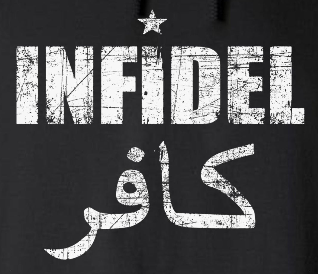 Infidel Hoodie - USA Patriotic Freedom AR-15 Military Pro Gun Rights