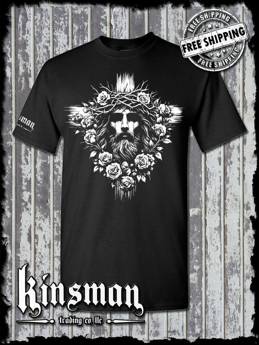 Jesus Cross Roses T-Shirt