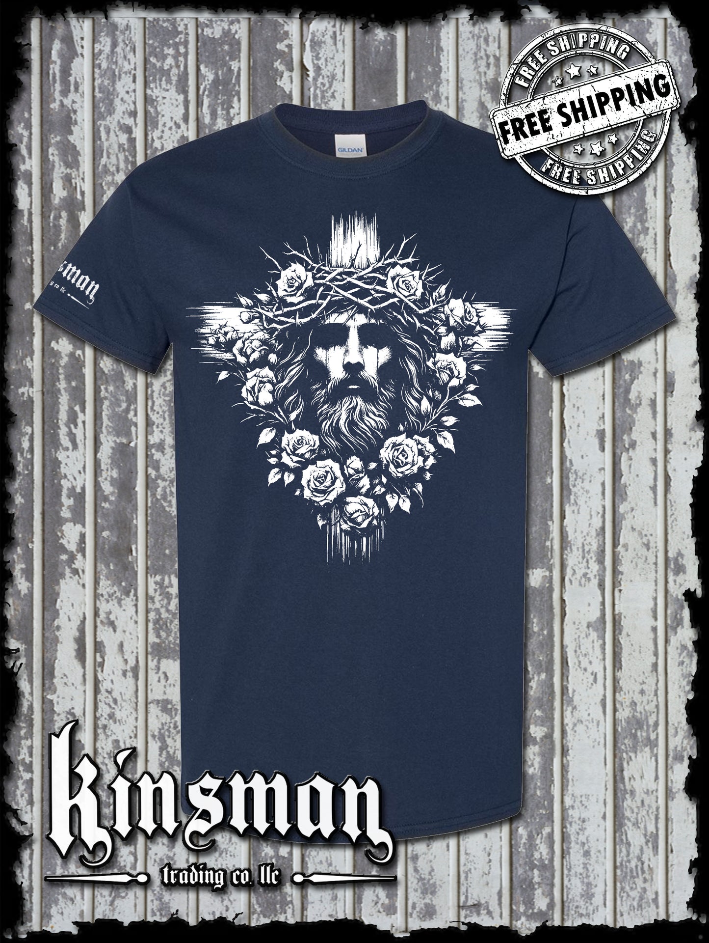 Jesus Cross Roses T-Shirt