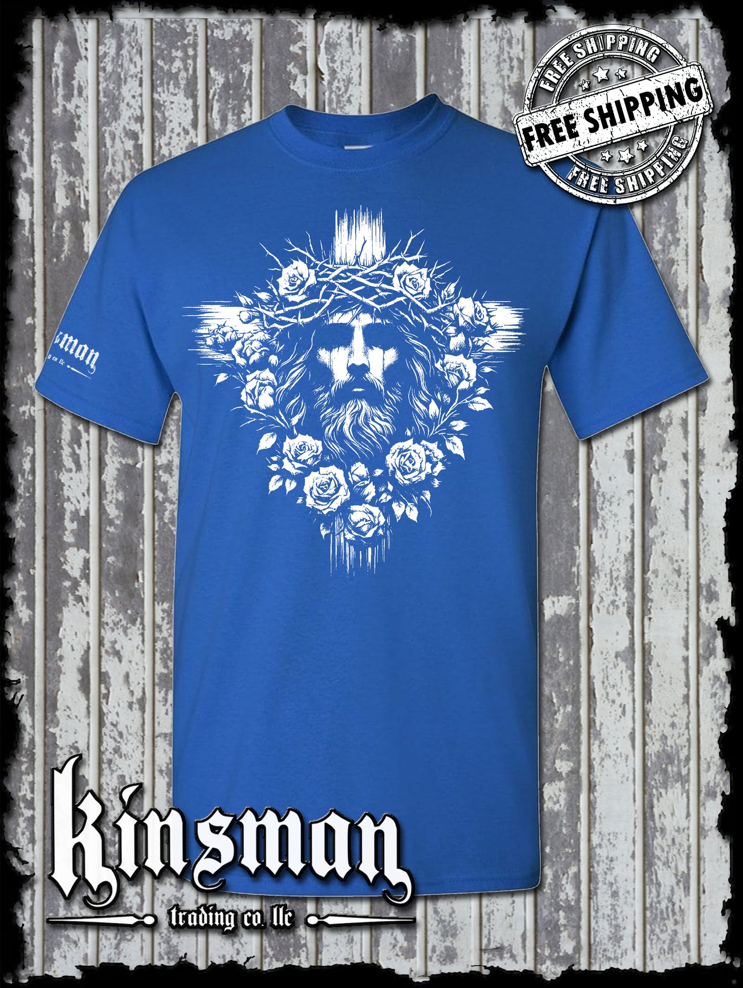 Jesus Cross Roses T-Shirt