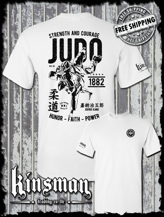 Judo Strength T-Shirt / Fighting Sports Mixed Martial Arts