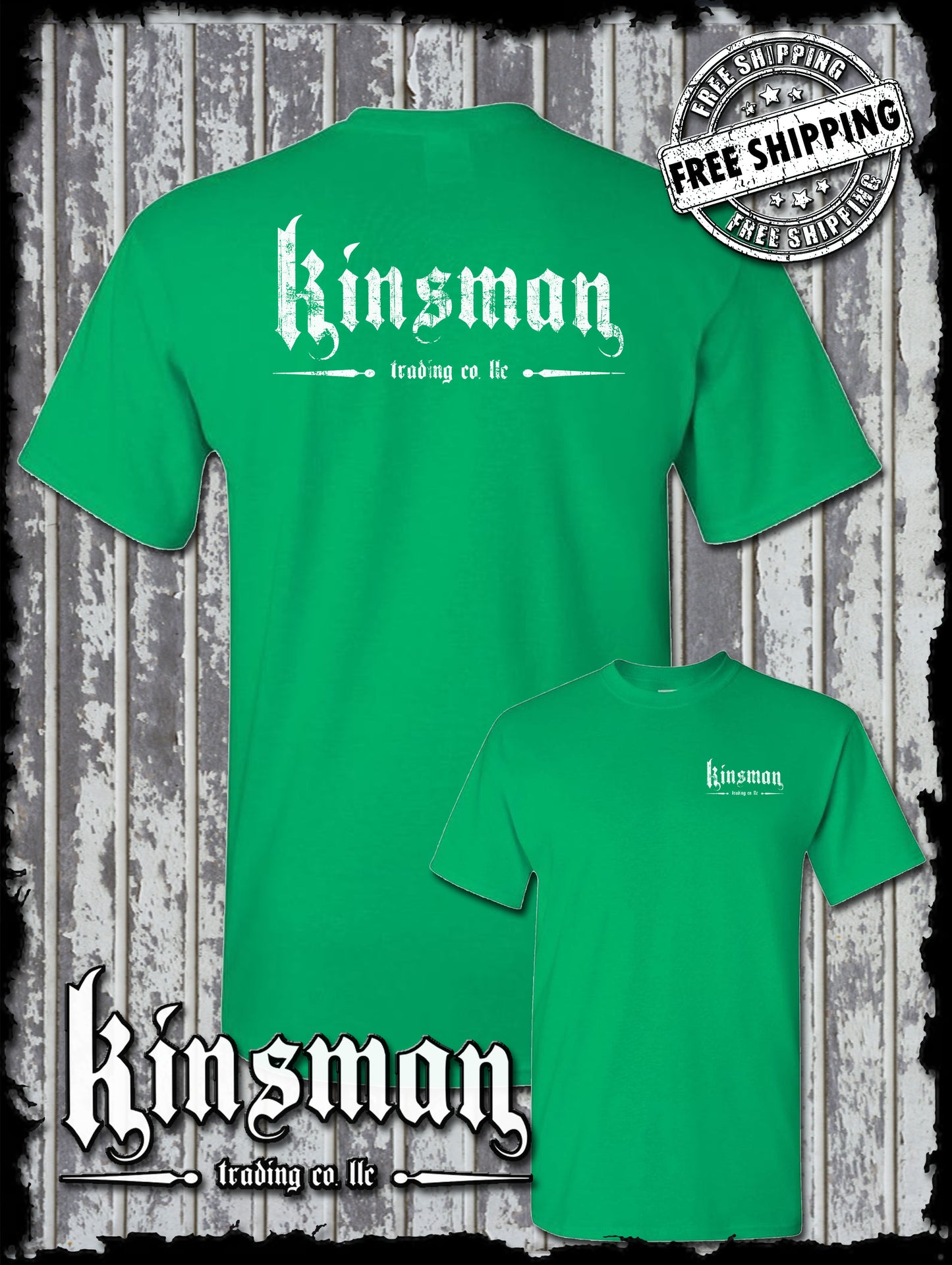 Kinsman Trading Co. LLC Logo 2-Sided T-Shirt