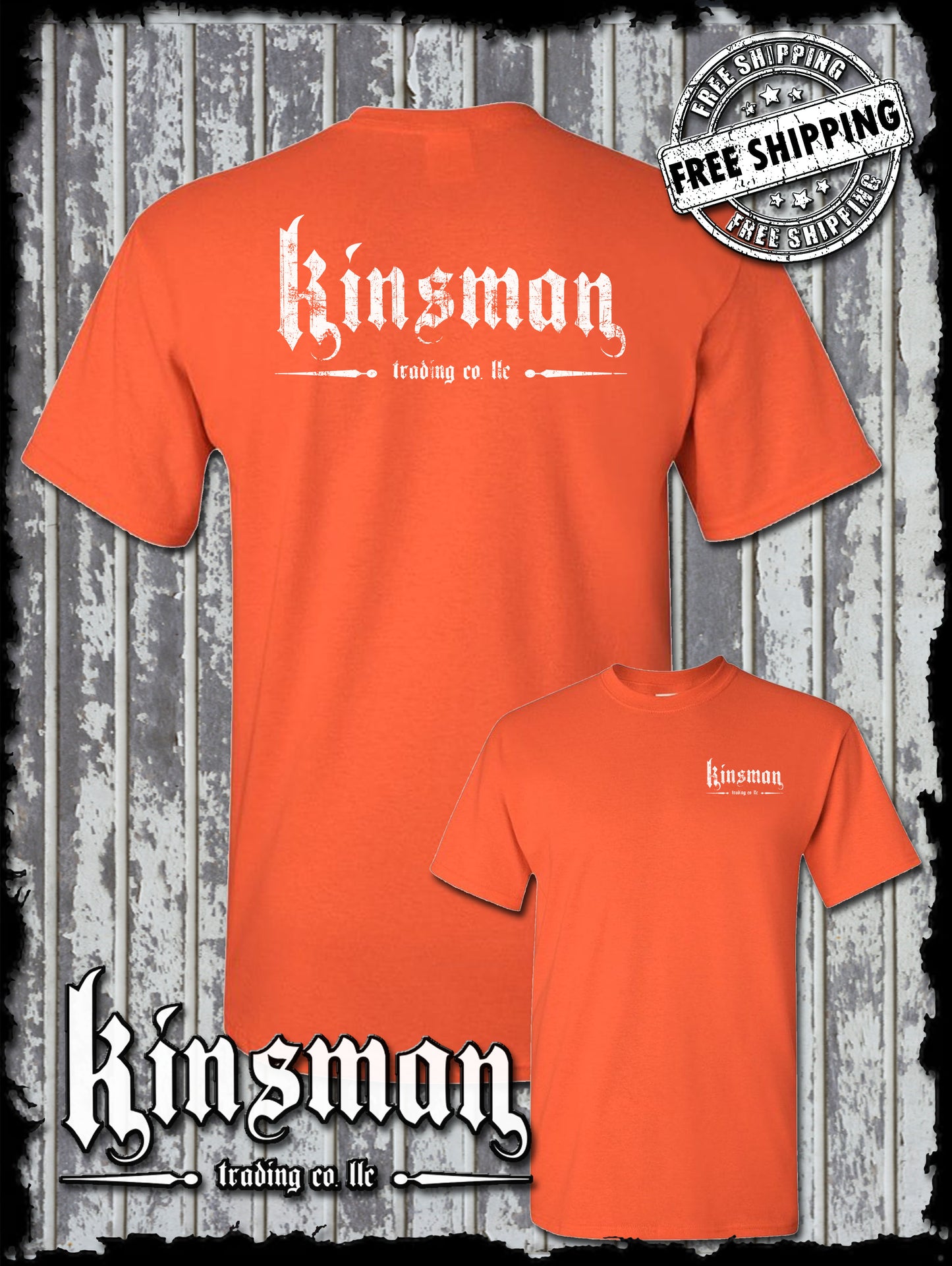 Kinsman Trading Co. LLC Logo 2-Sided T-Shirt