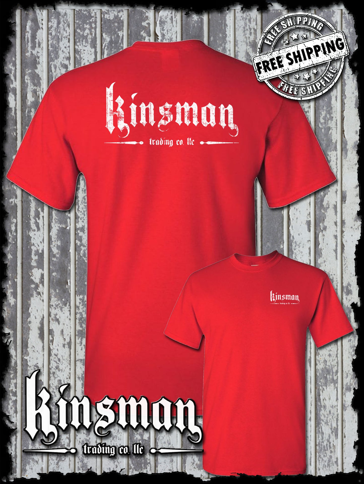 Kinsman Trading Co. LLC Logo 2-Sided T-Shirt