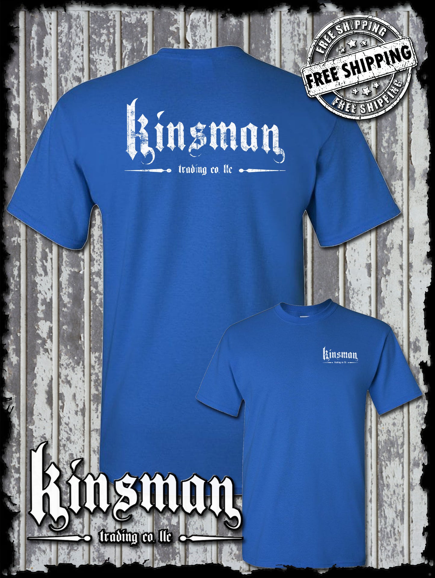 Kinsman Trading Co. LLC Logo 2-Sided T-Shirt