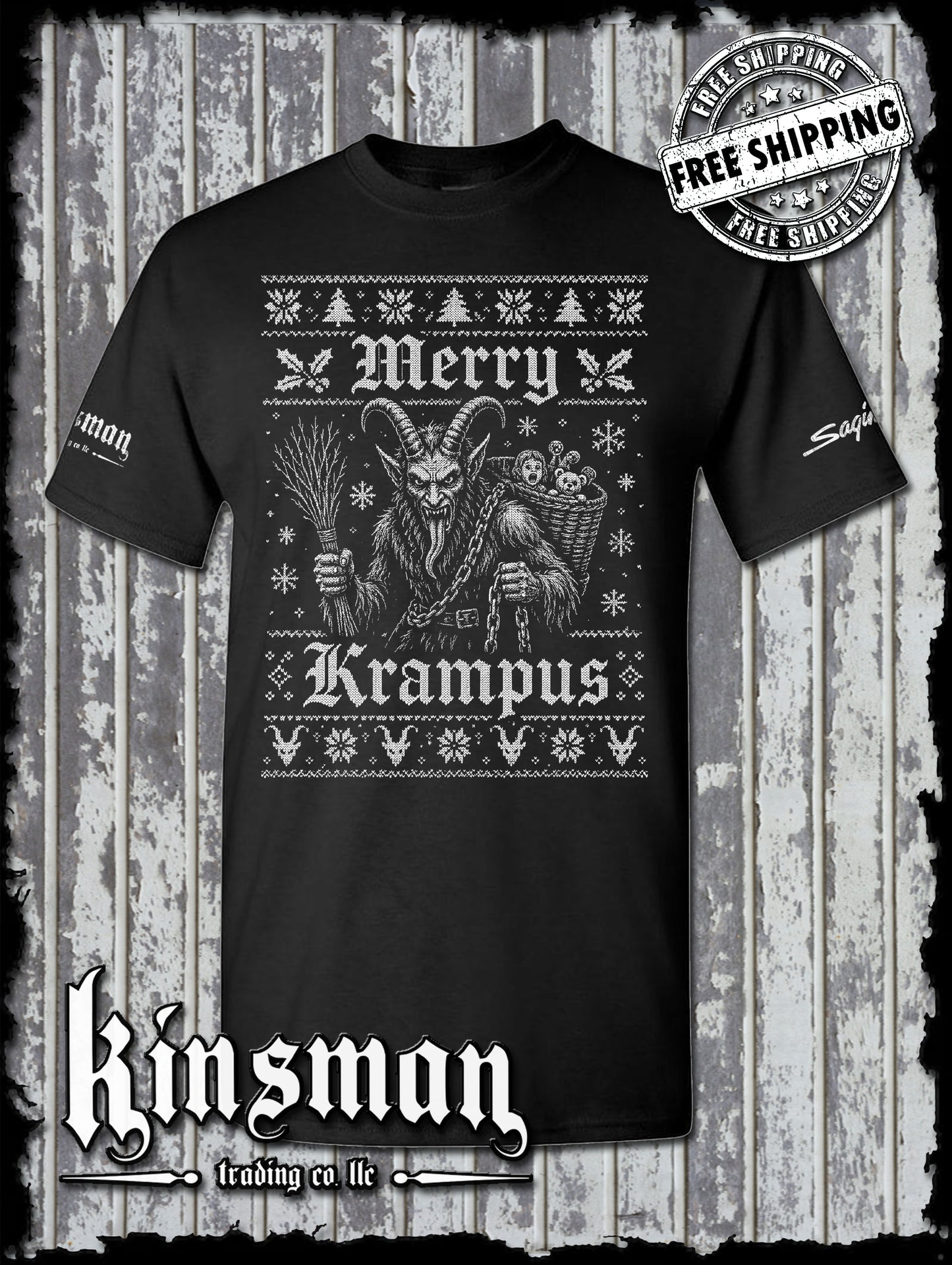 Merry Krampus Christmas T-Shirt