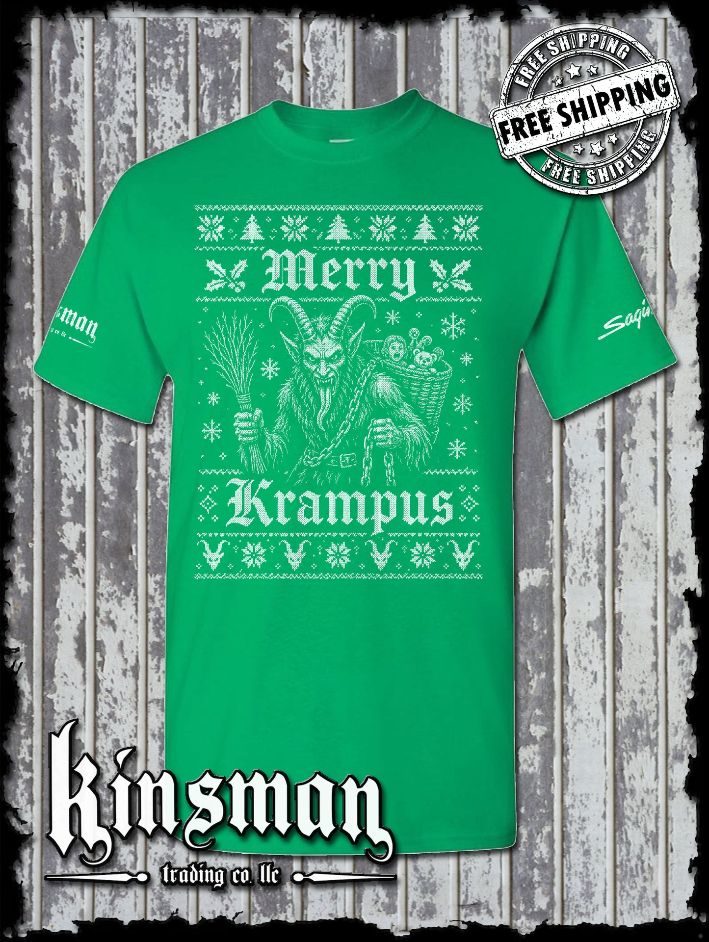Merry Krampus Christmas T-Shirt