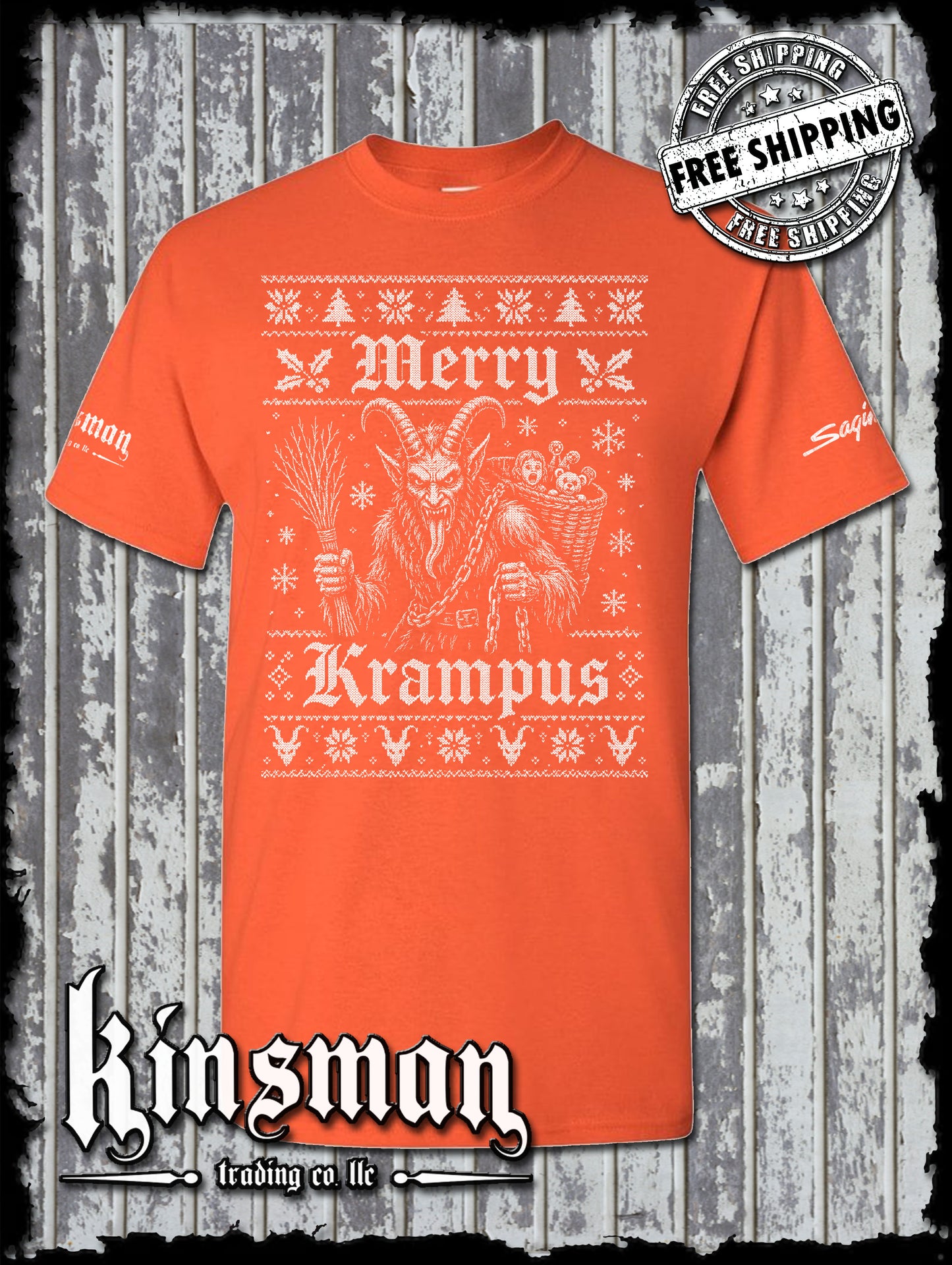 Merry Krampus Christmas T-Shirt