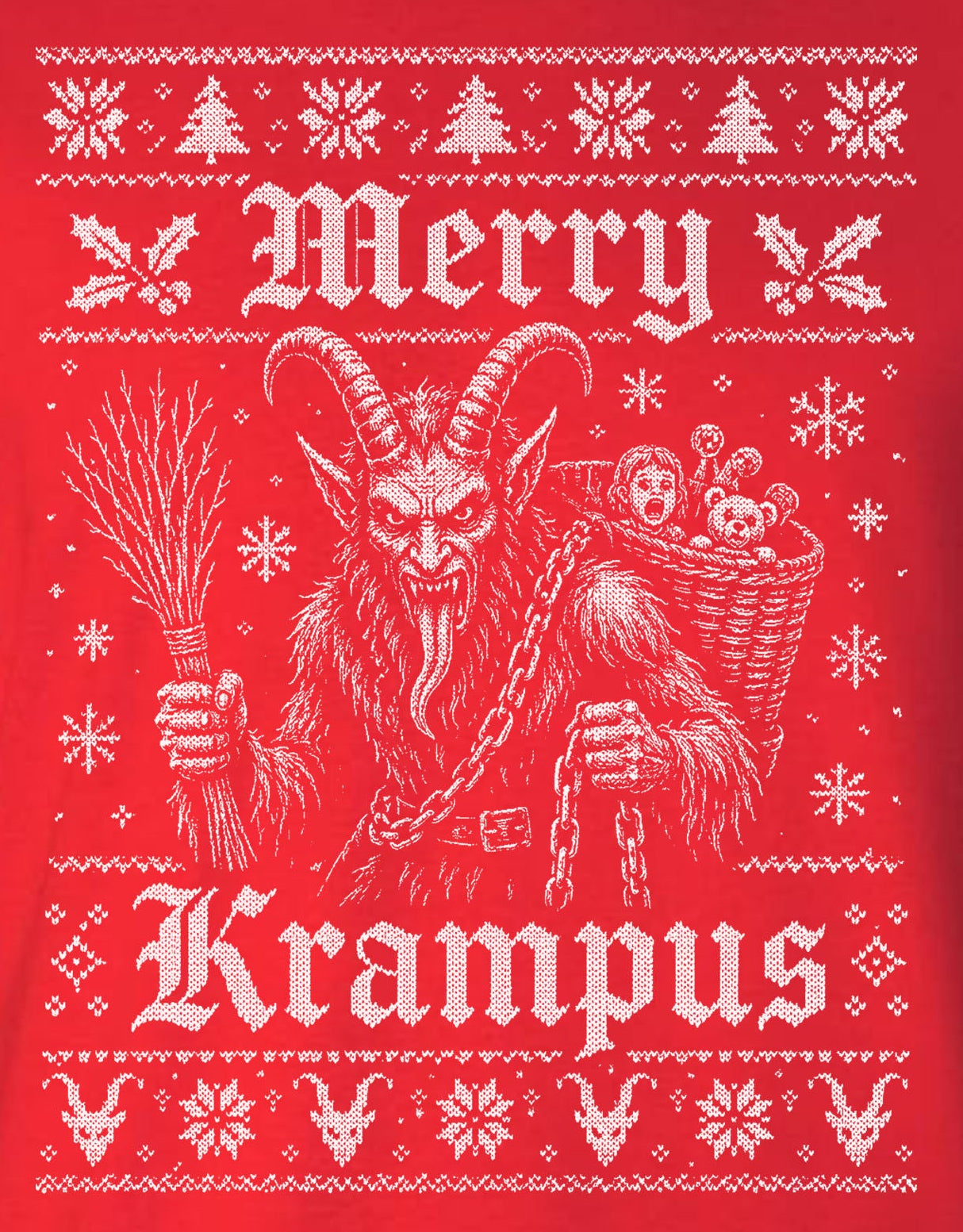 Merry Krampus Christmas T-Shirt