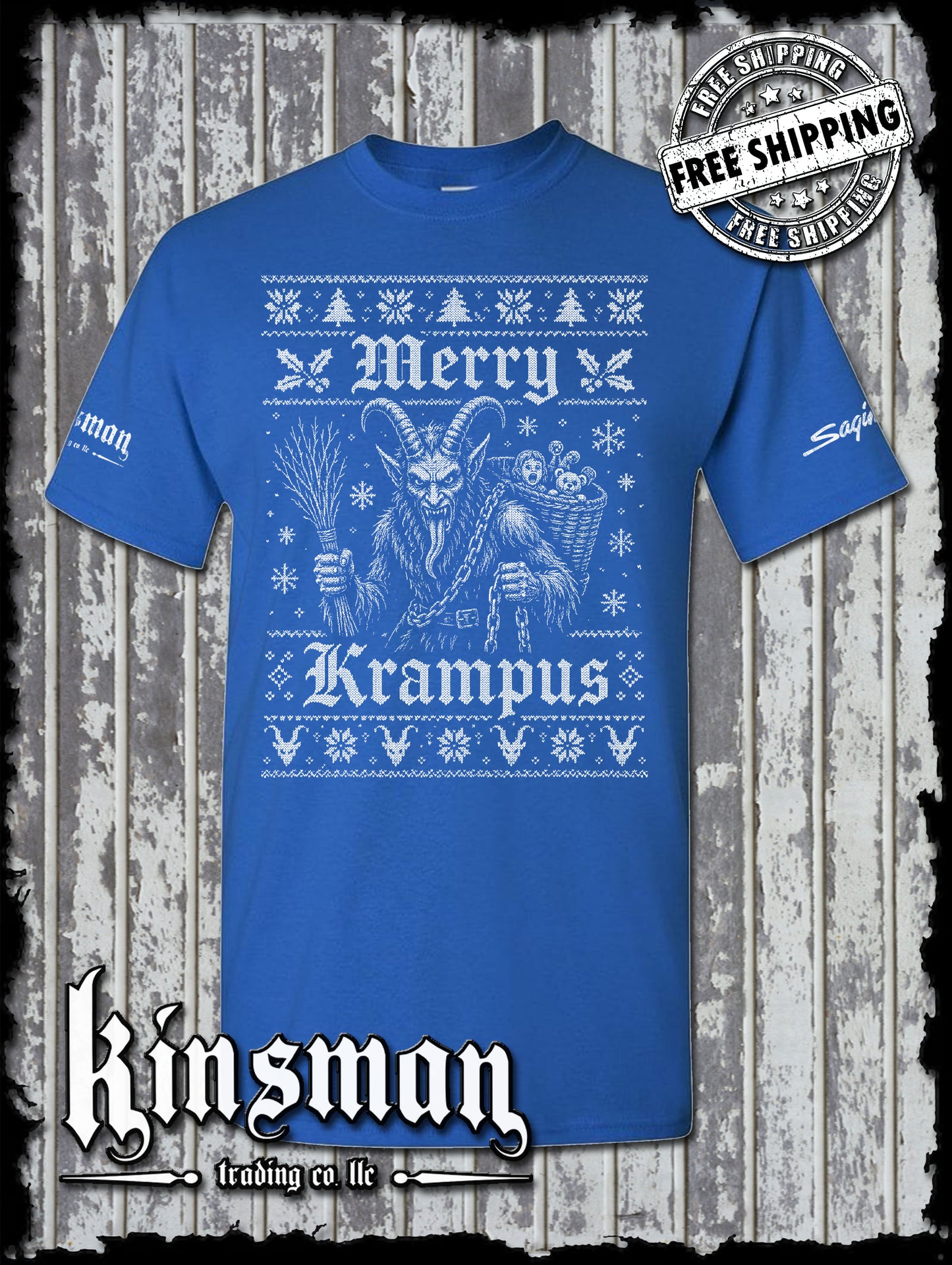 Merry Krampus Christmas T-Shirt