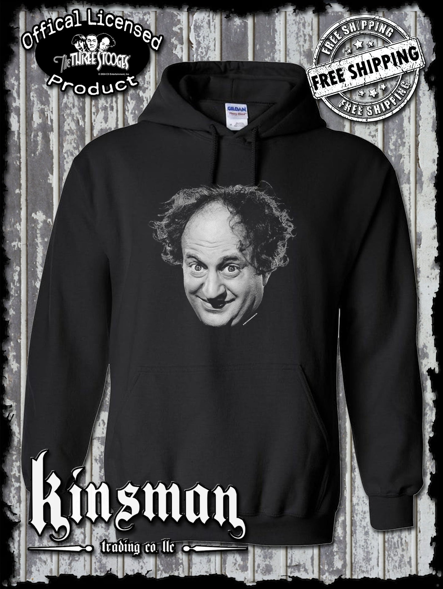 Three Stooges Larry Hoodie / Sweatshirt