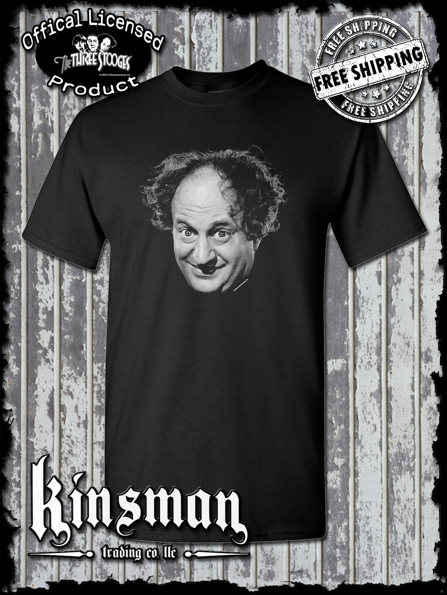 Three Stooges Larry T-Shirt
