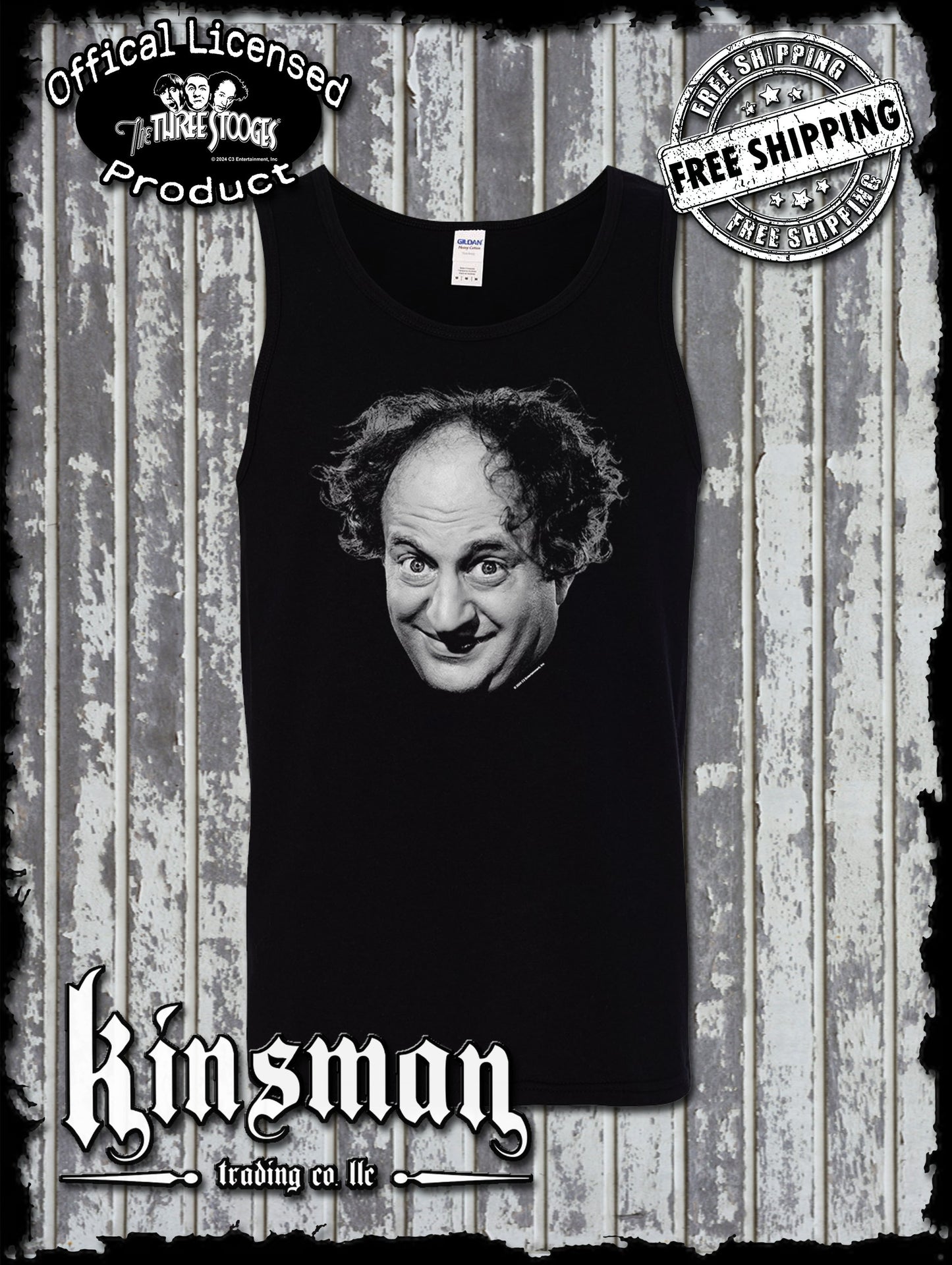 Three Stooges Larry Tank Top T-Shirt