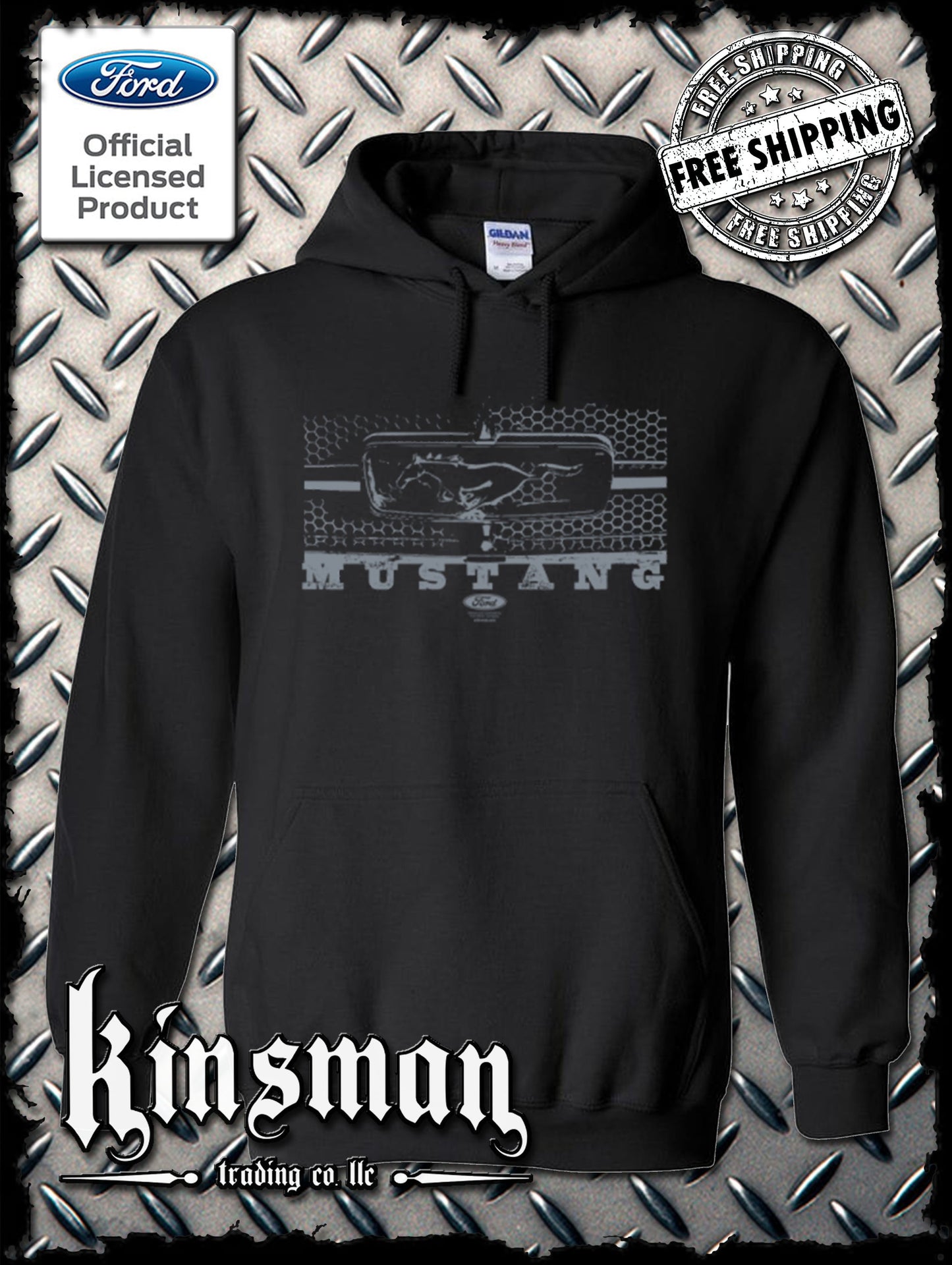 Ford Mustang Honeycomb Grille Hoodie / Sweatshirt