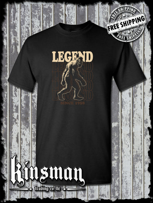 Bigfoot Legend Stacked T-Shirt