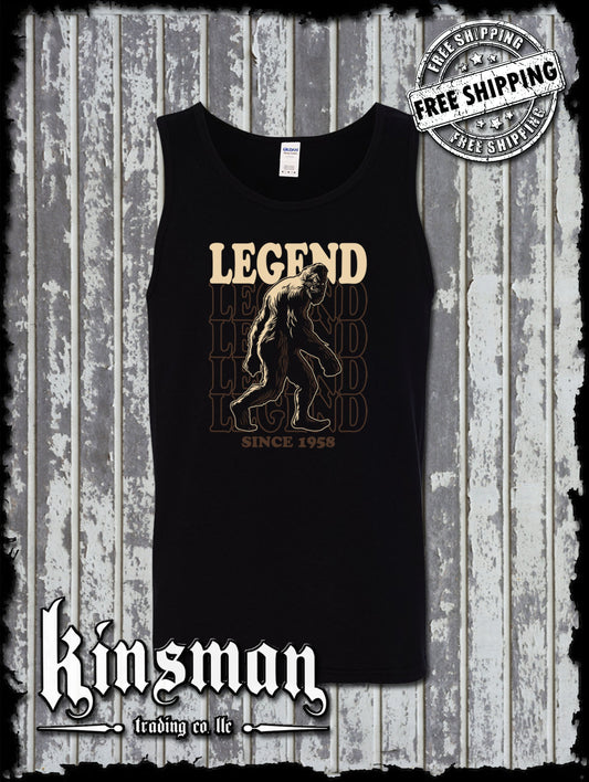 Bigfoot Legend Stacked Tank Top T-Shirt