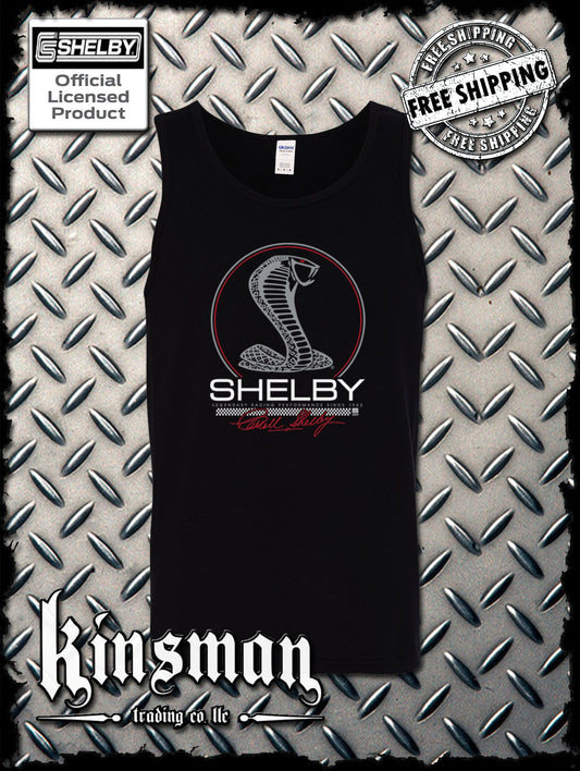Carroll Shelby Cobra Legendary Racing Tank Top T-Shirt
