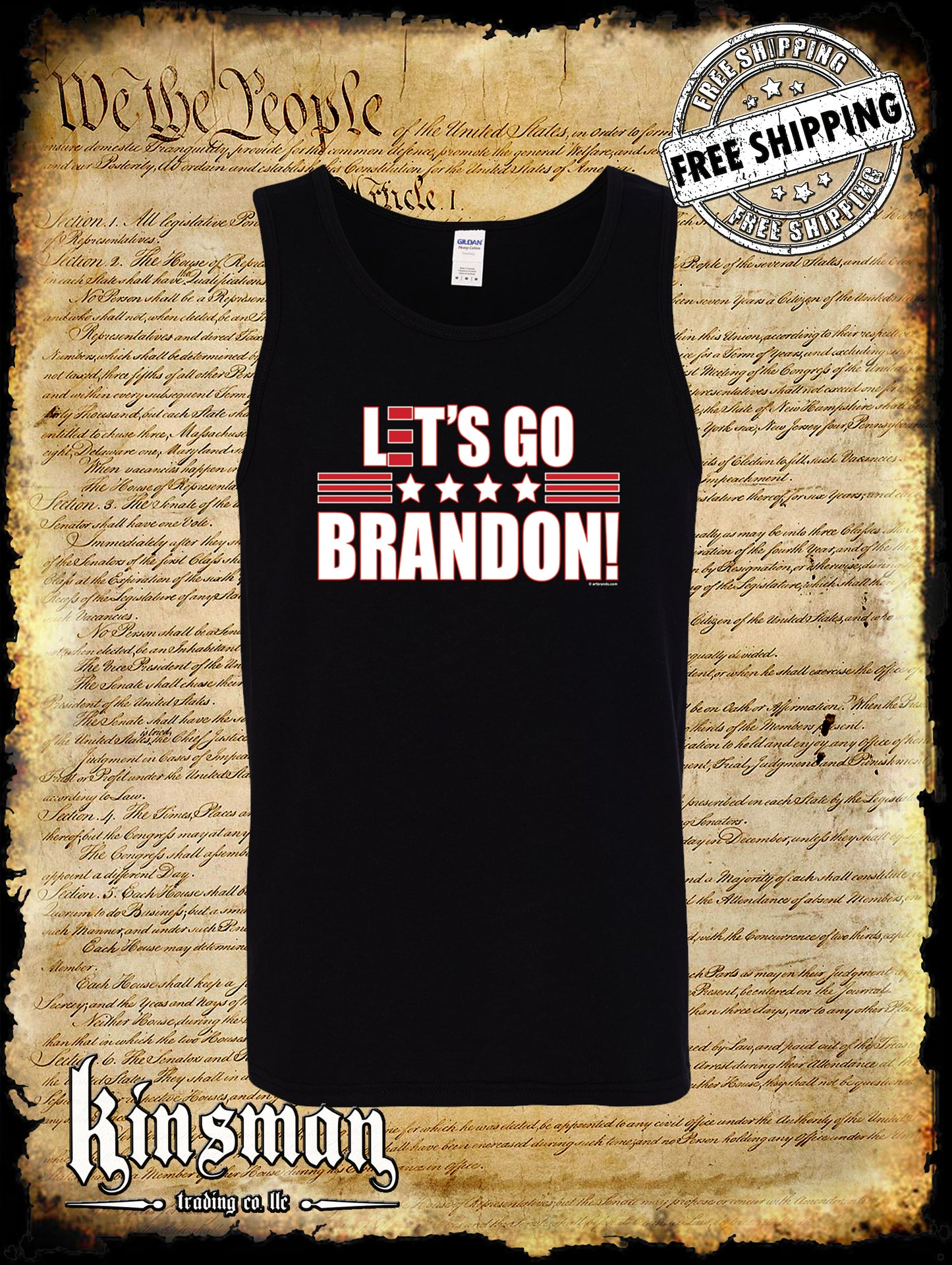 Let's Go Brandon! Tank Top T-Shirt Trump 2024