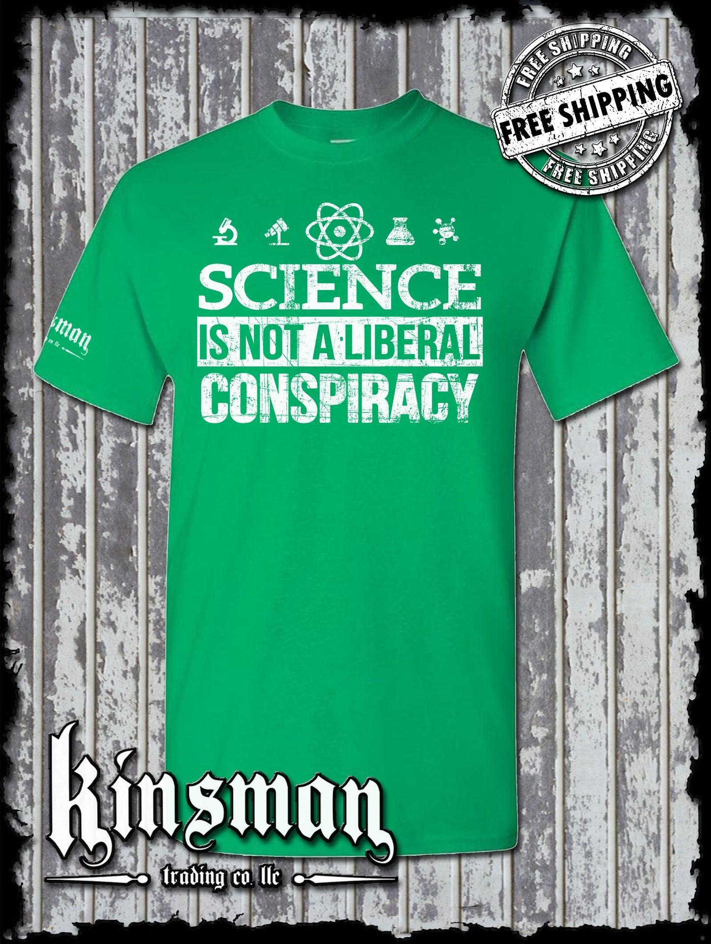 Science Is NOT a LIBERAL CONSPIRACY T-Shirt