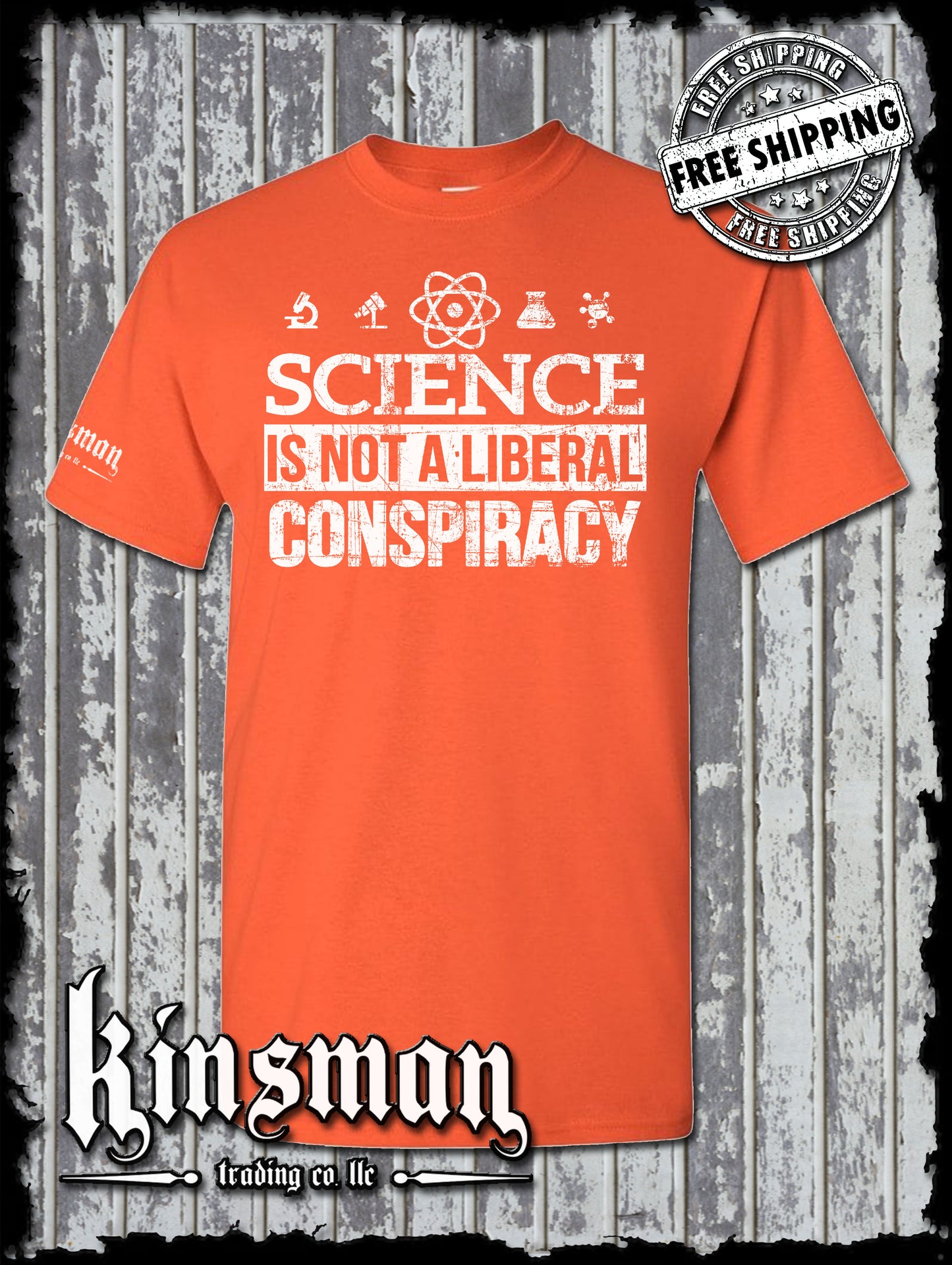 Science Is NOT a LIBERAL CONSPIRACY T-Shirt