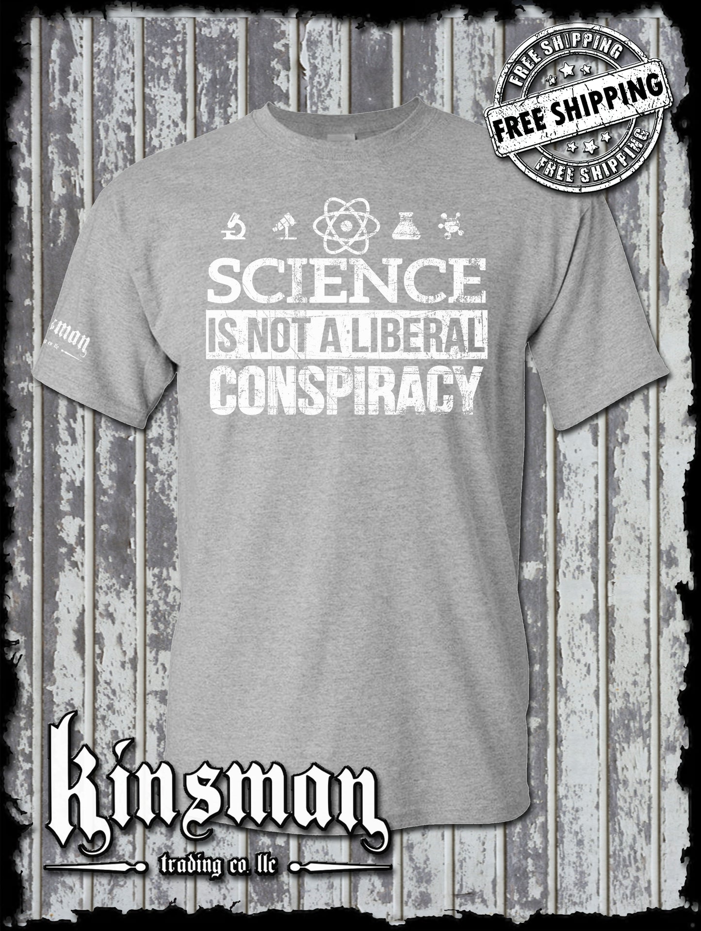 Science Is NOT a LIBERAL CONSPIRACY T-Shirt