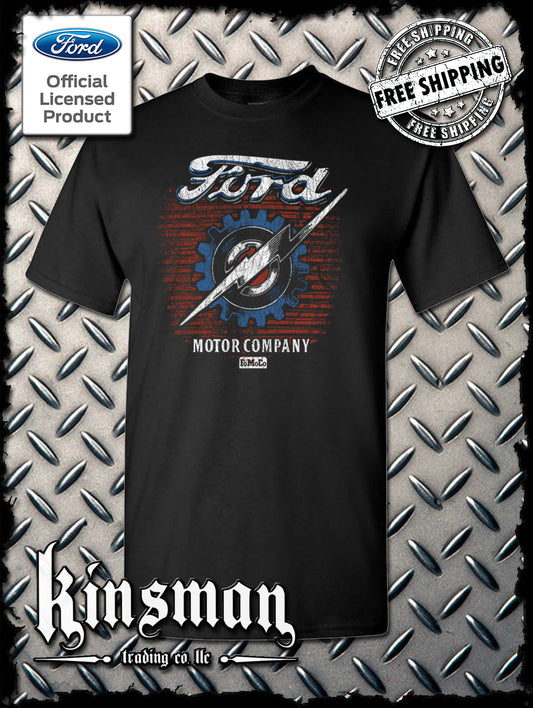 Ford Motor Company Lightning Logo T-Shirt - Official Licensed Product