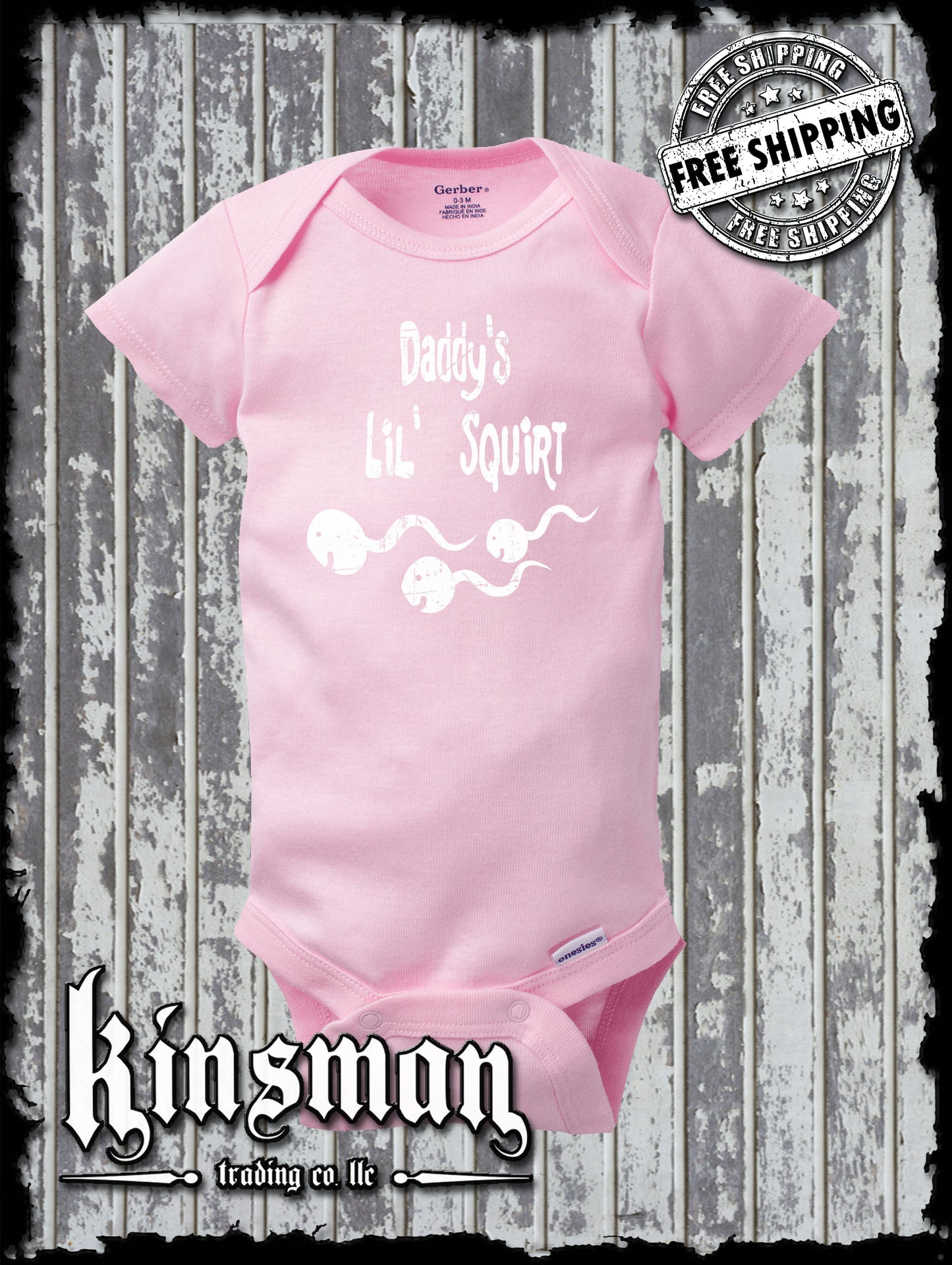 Daddy's Lil Squirt - FUNNY Baby / Infant Gerber Onesie One Piece Shirt Romper