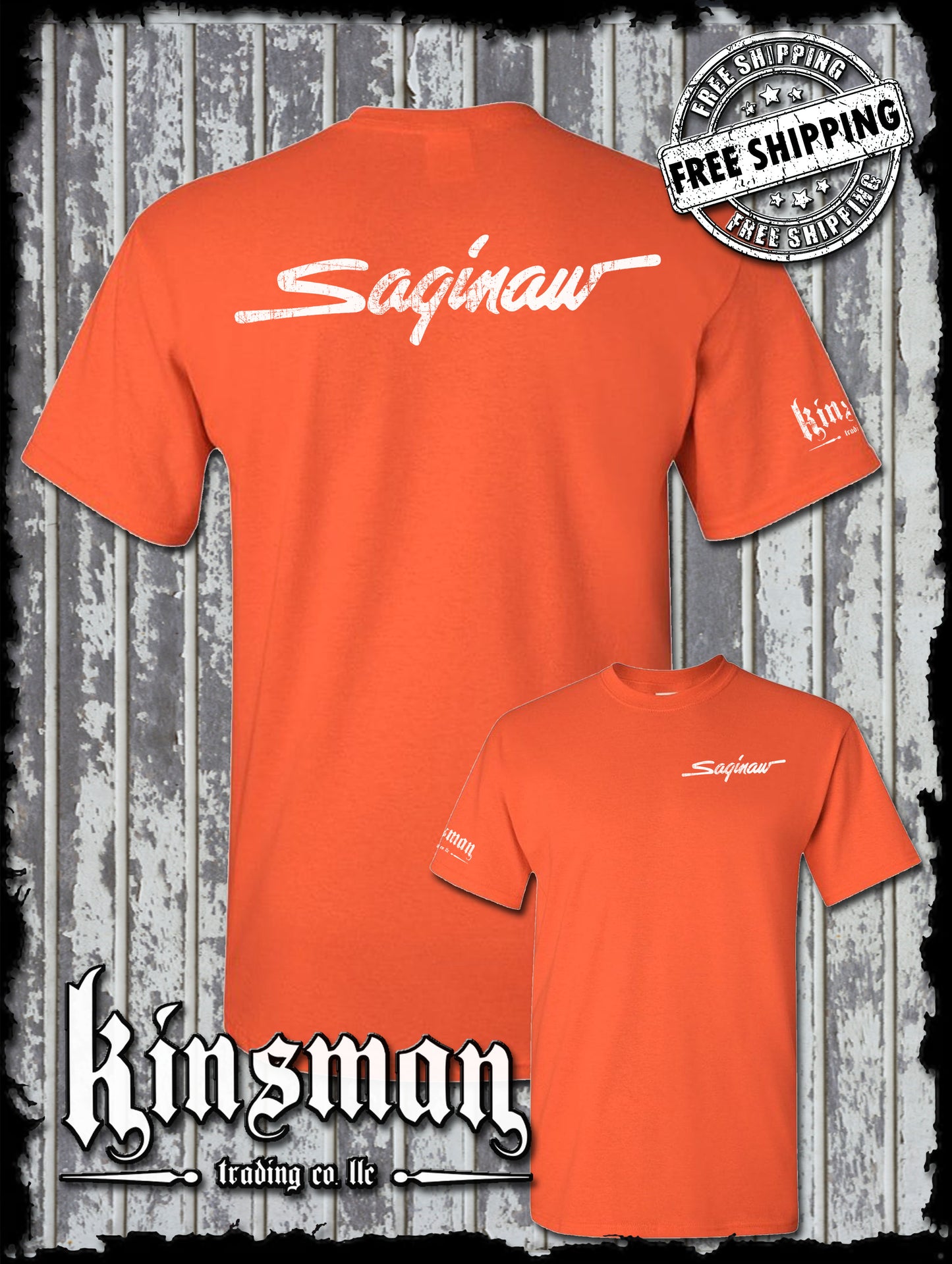 Saginaw City Logo 2-Sided T-Shirt