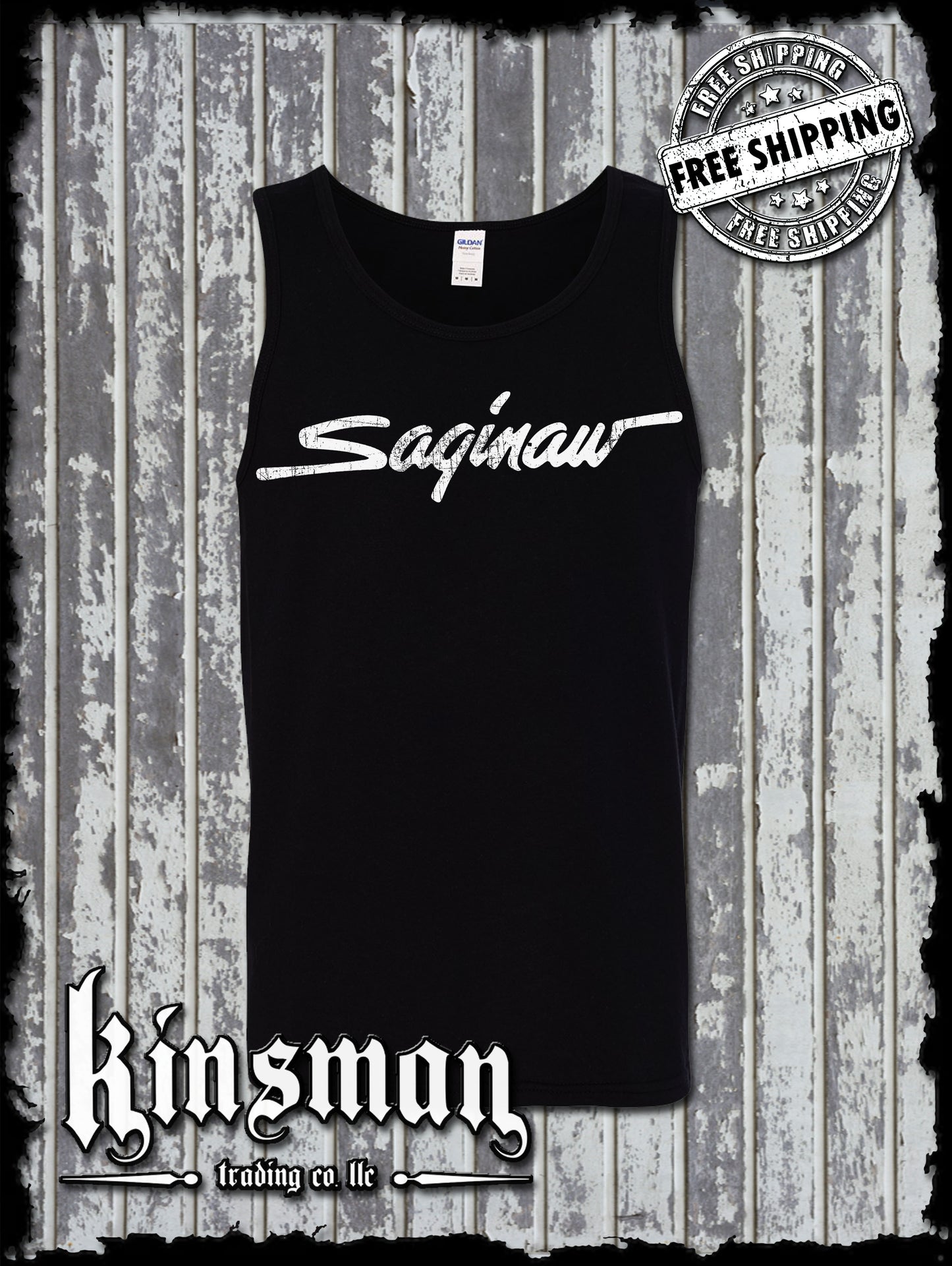 Saginaw City Logo Tank Top T-Shirt