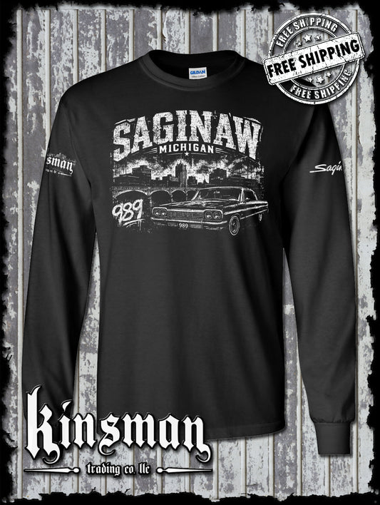 Saginaw Lowrider 989 Long Sleeve T-Shirt