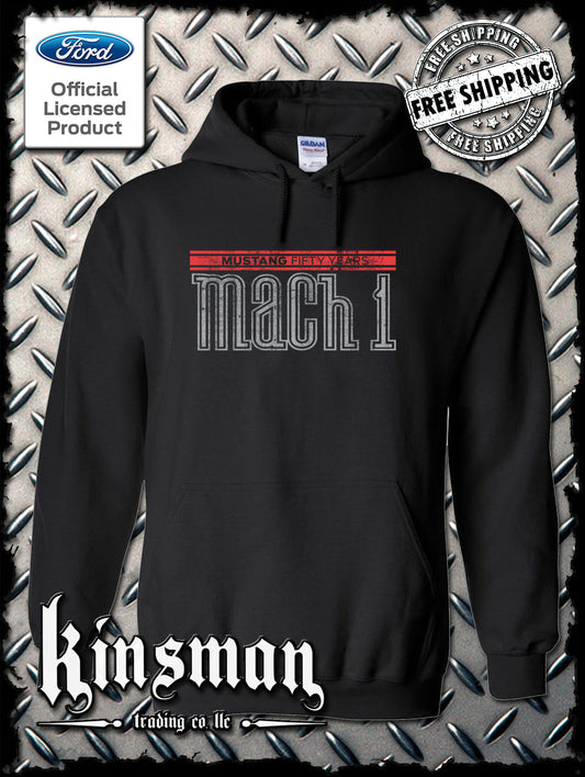 Ford Mustang 50 Years Mach 1 Hoodie / Sweatshirt - Official Licensed Product
