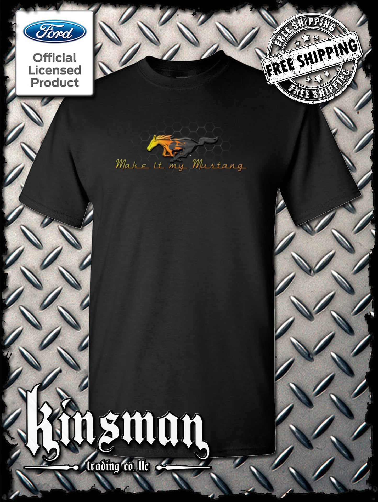 Ford Make It My Mustang Flame Logo T-Shirt