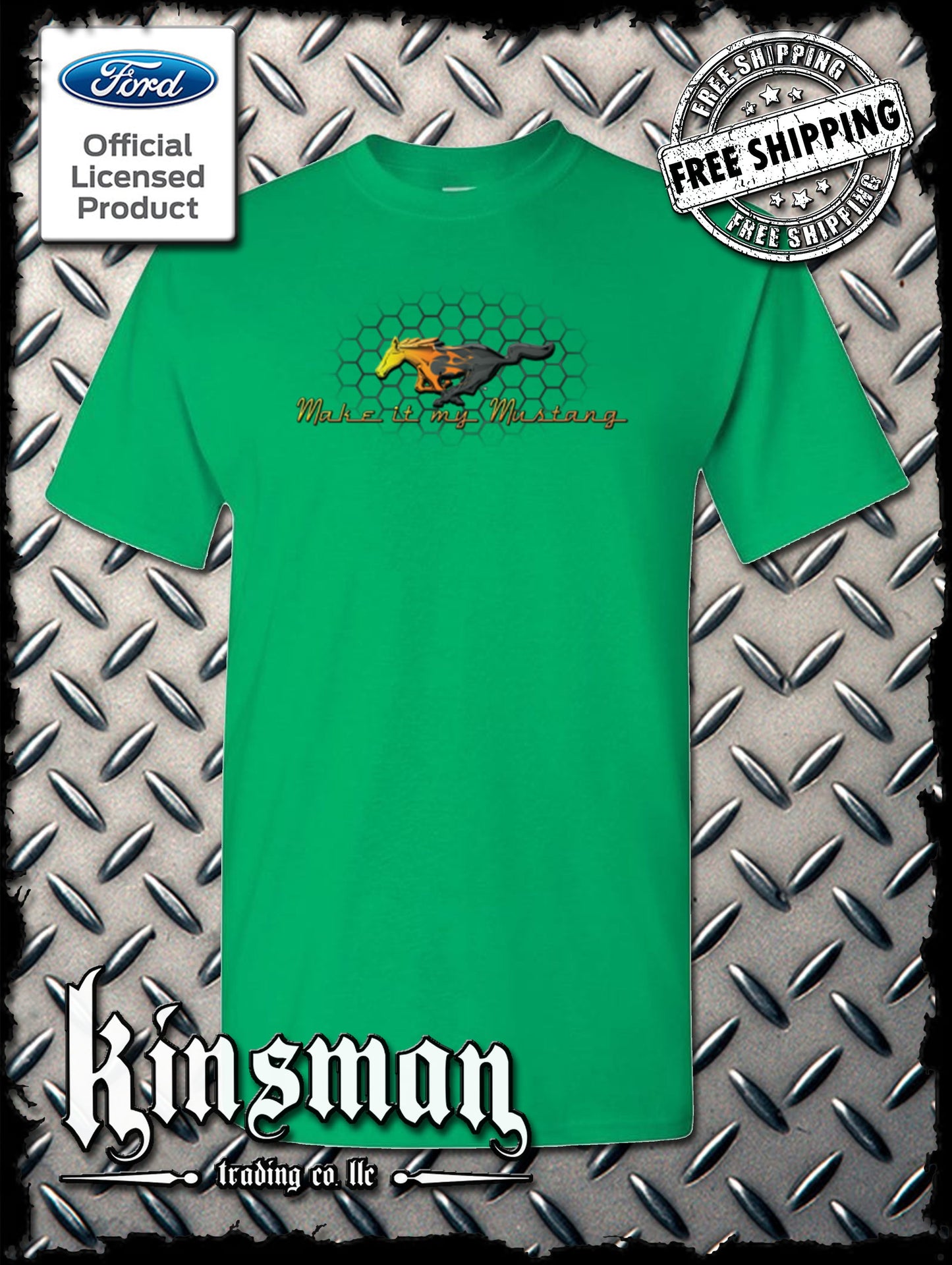 Ford Make It My Mustang Flame Logo T-Shirt