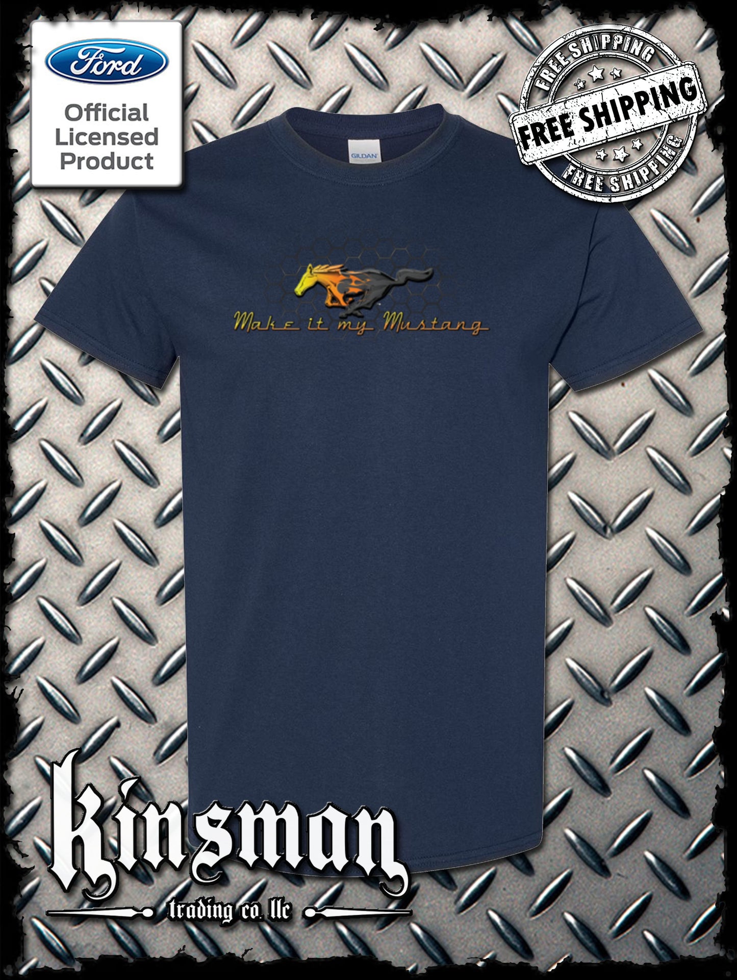 Ford Make It My Mustang Flame Logo T-Shirt