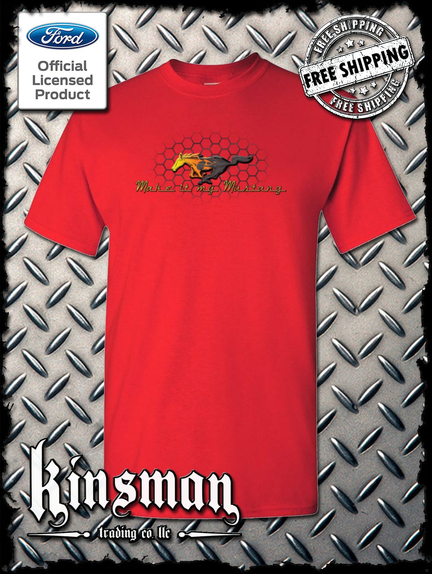 Ford Make It My Mustang Flame Logo T-Shirt