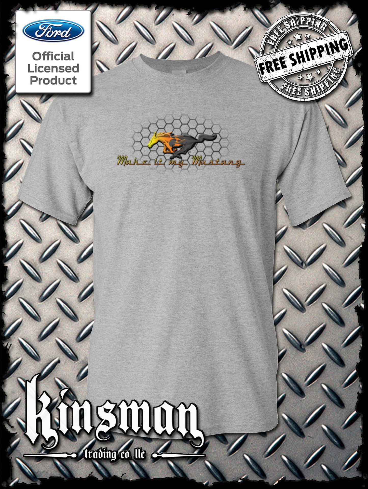 Ford Make It My Mustang Flame Logo T-Shirt