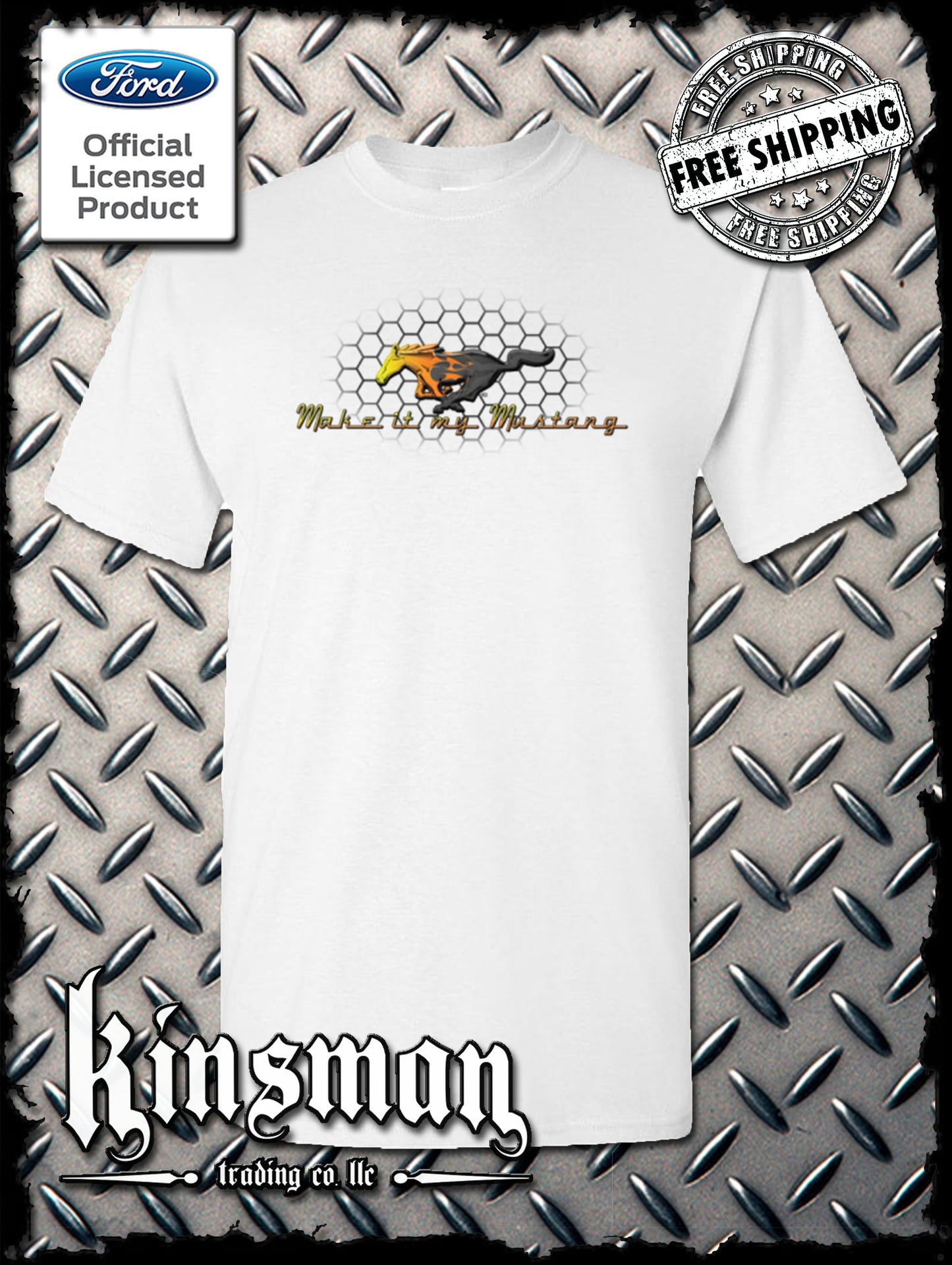 Ford Make It My Mustang Flame Logo T-Shirt