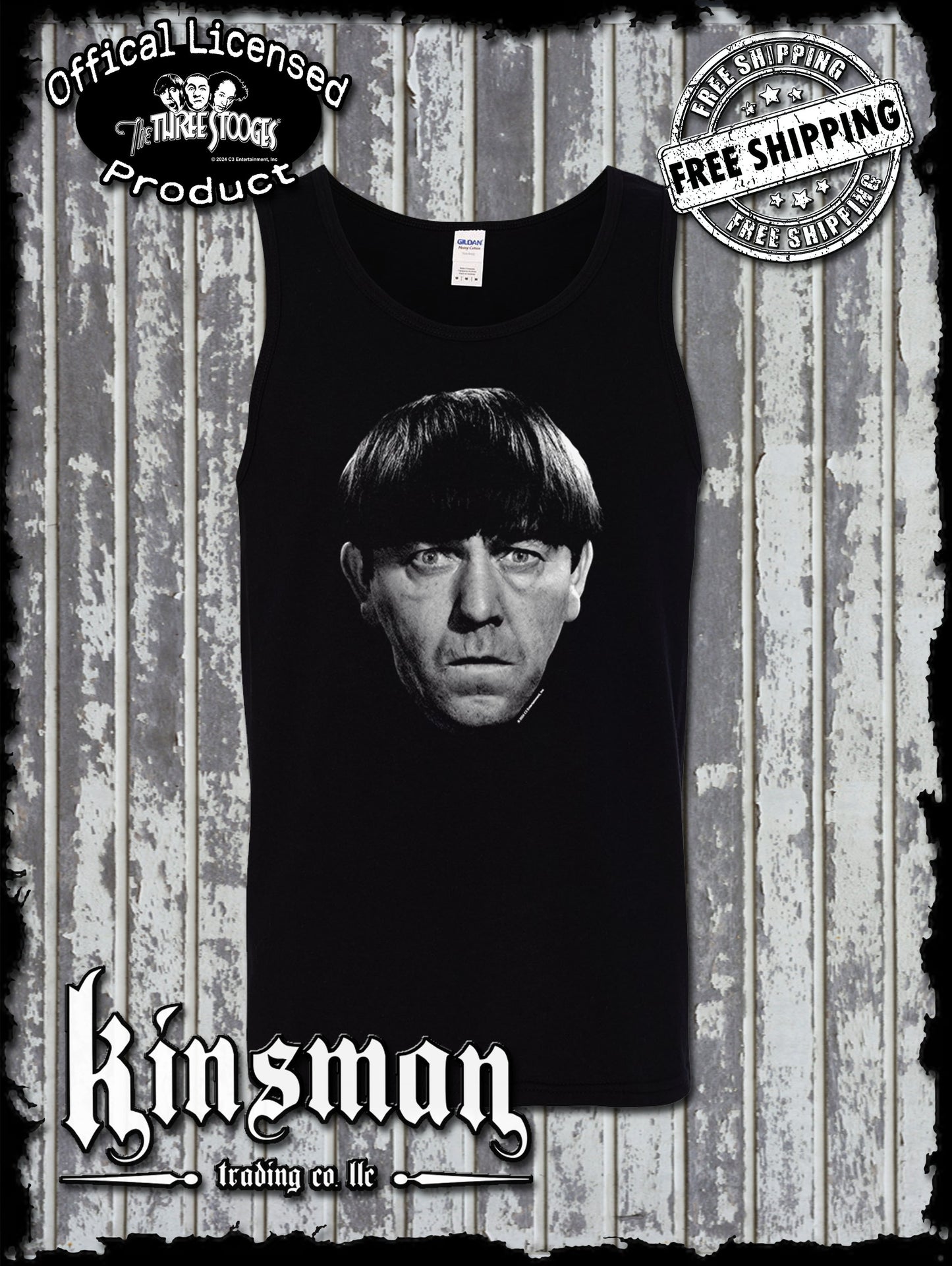 Three Stooges Moe Tank Top T-Shirt