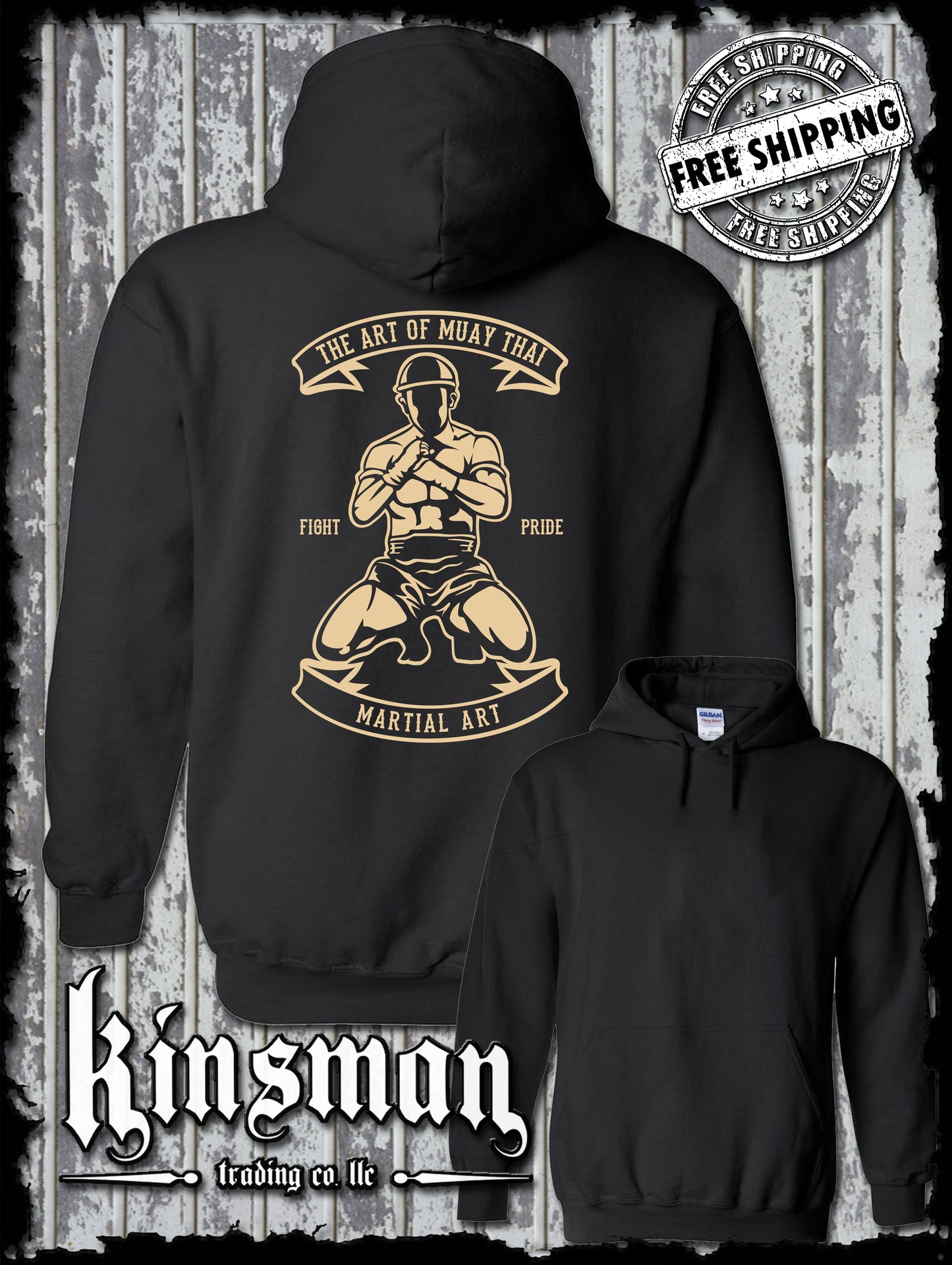 Art of Muay Thai MMA Style Hoodie - Mixed Martial Arts Fighting Sports Exercise
