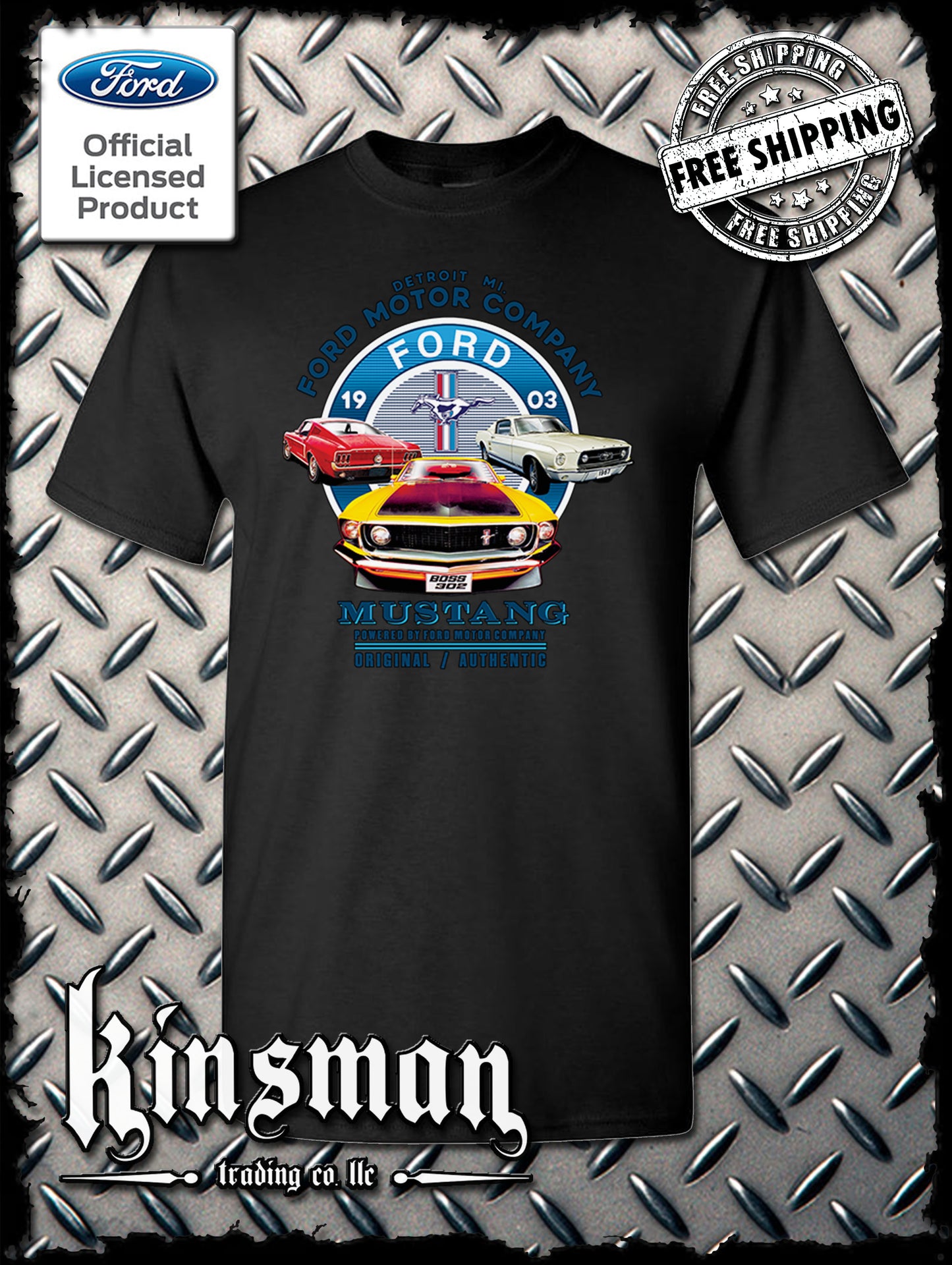 Ford Mustang Circle Logo T-Shirt