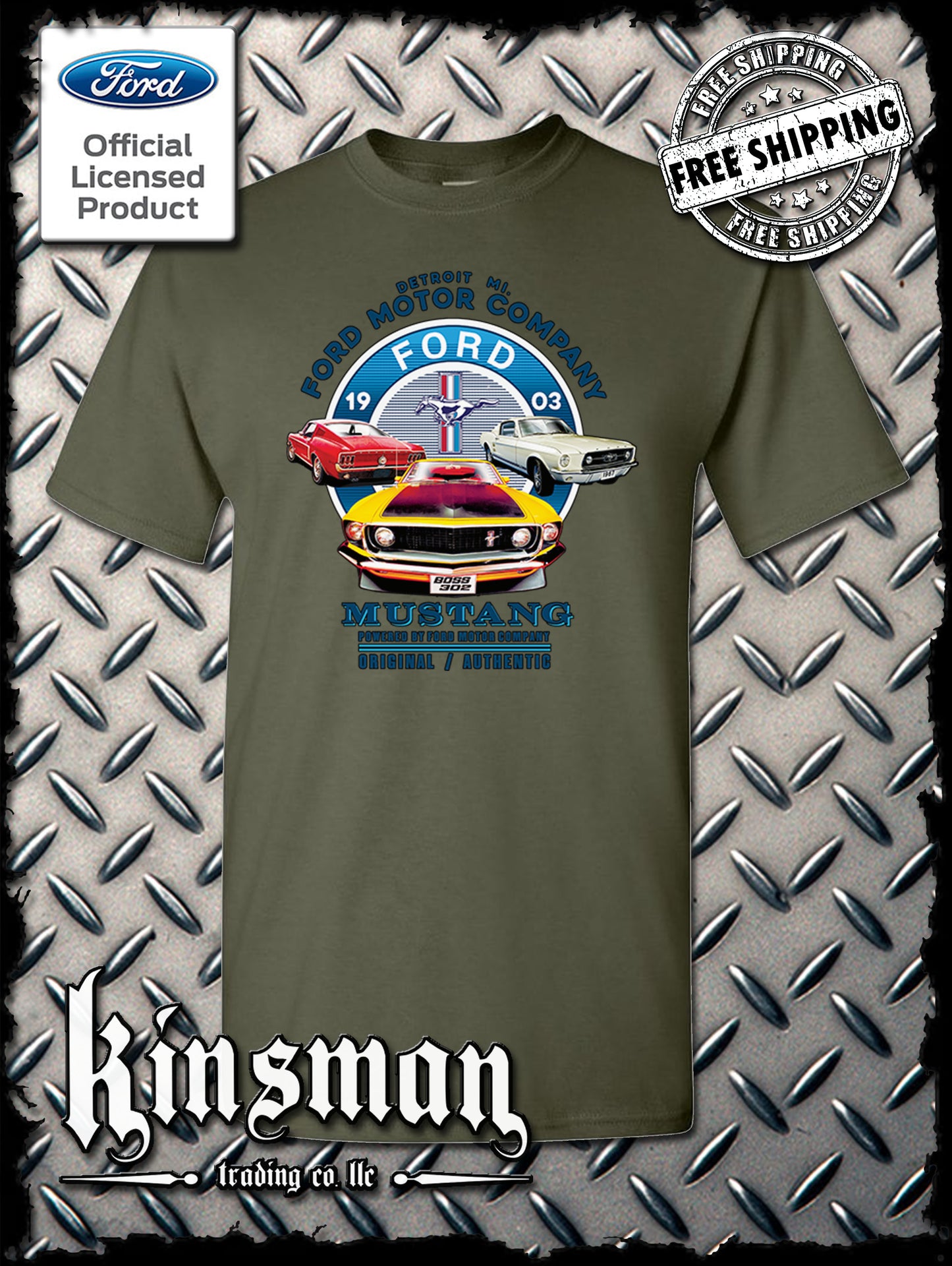 Ford Mustang Circle Logo T-Shirt